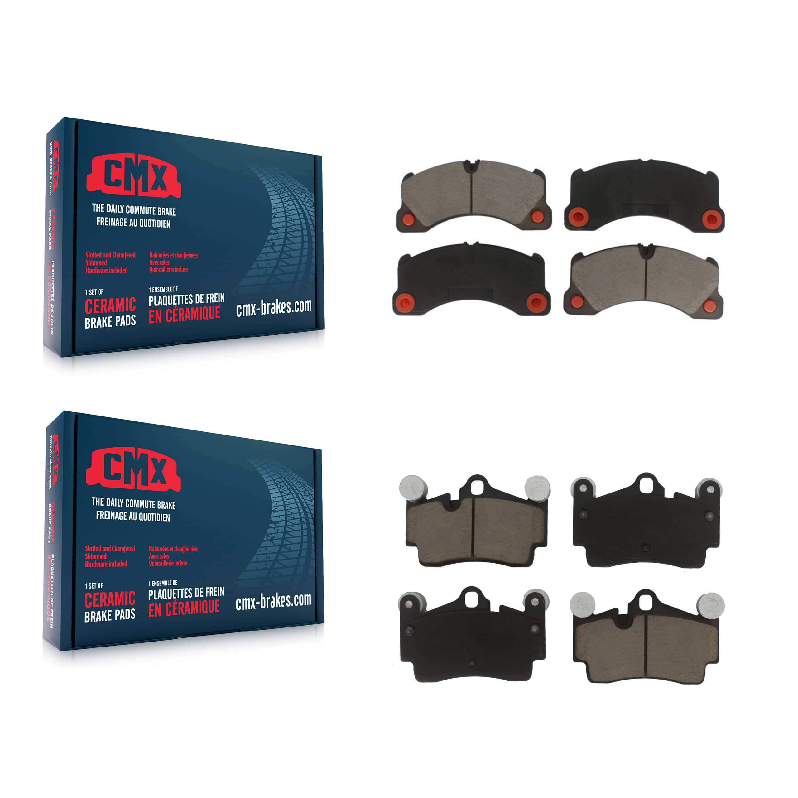 CMX - KCX-100154 - Front and Rear Disc Brake Pad Kits