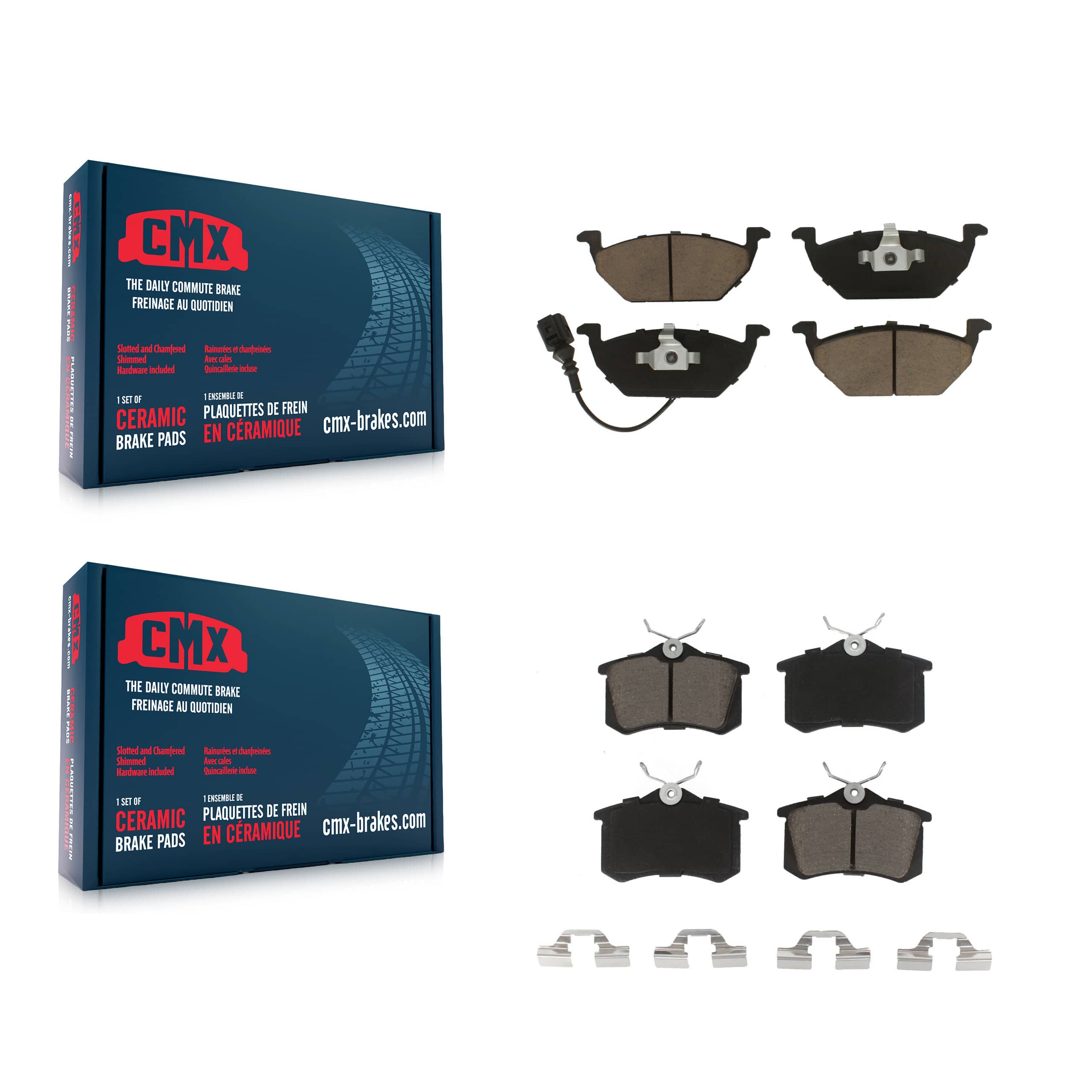 CMX - KCX-100166 - Front and Rear Disc Brake Pad Kits