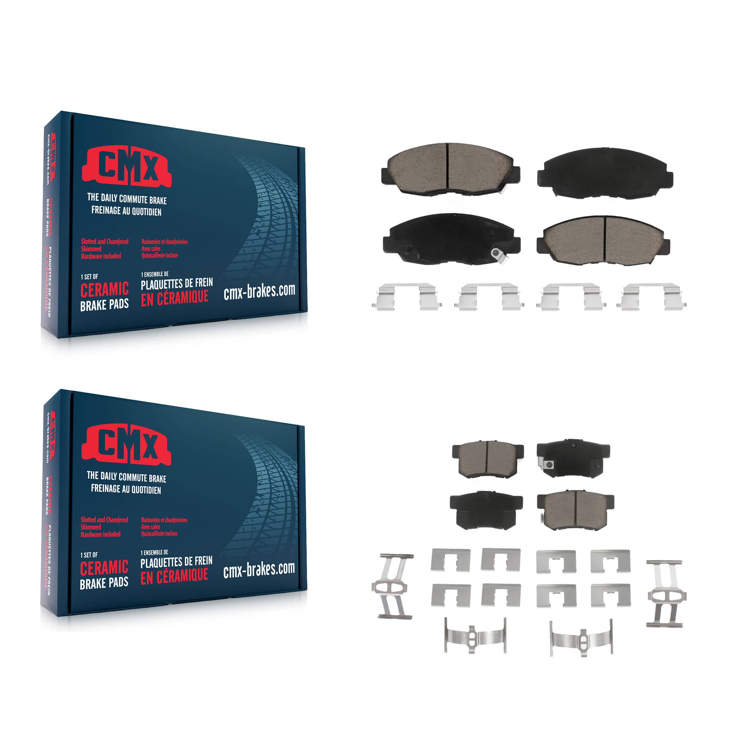 CMX - KCX-100174 - Front and Rear Disc Brake Pad Kits