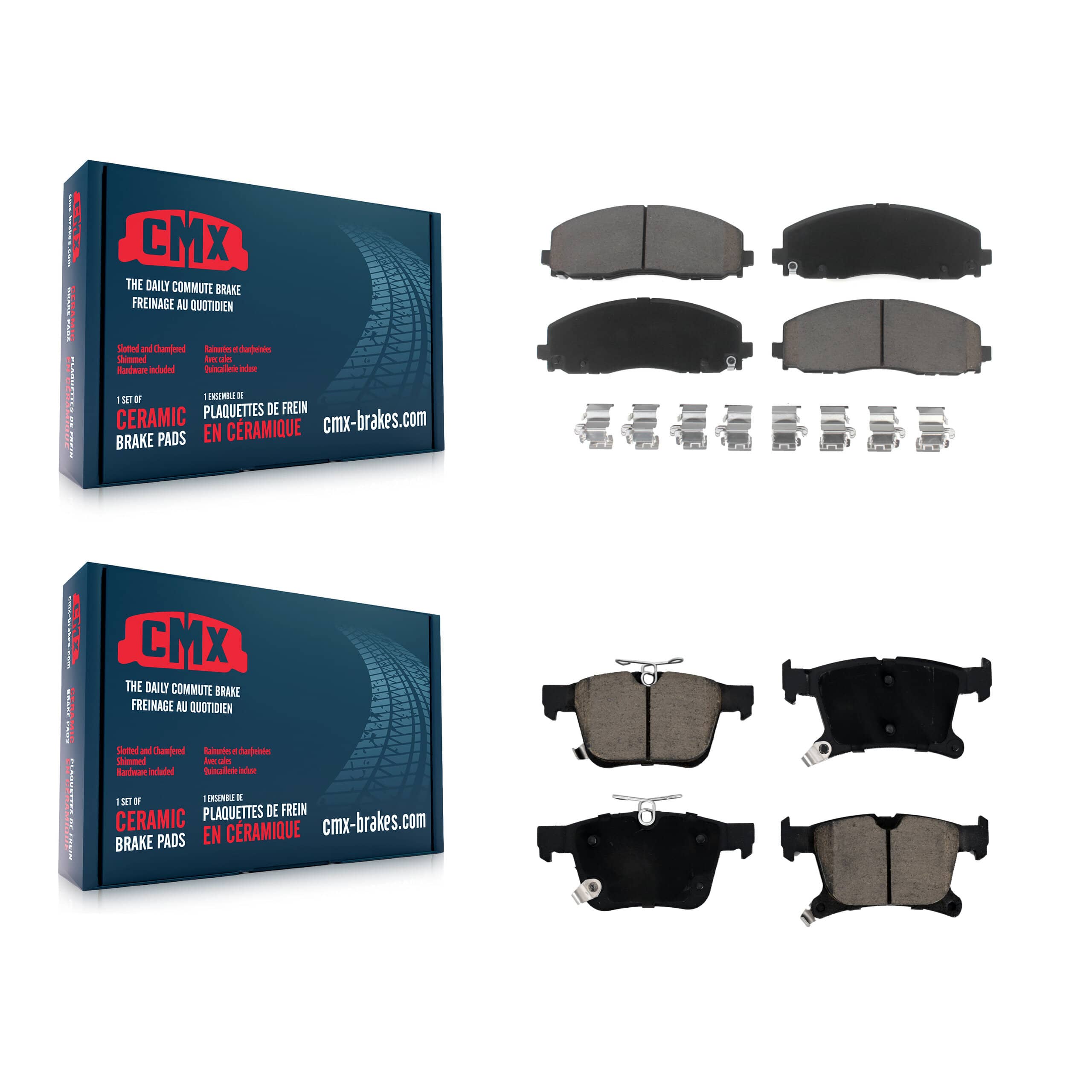 CMX - KCX-100235 - Front and Rear Disc Brake Pad Kits