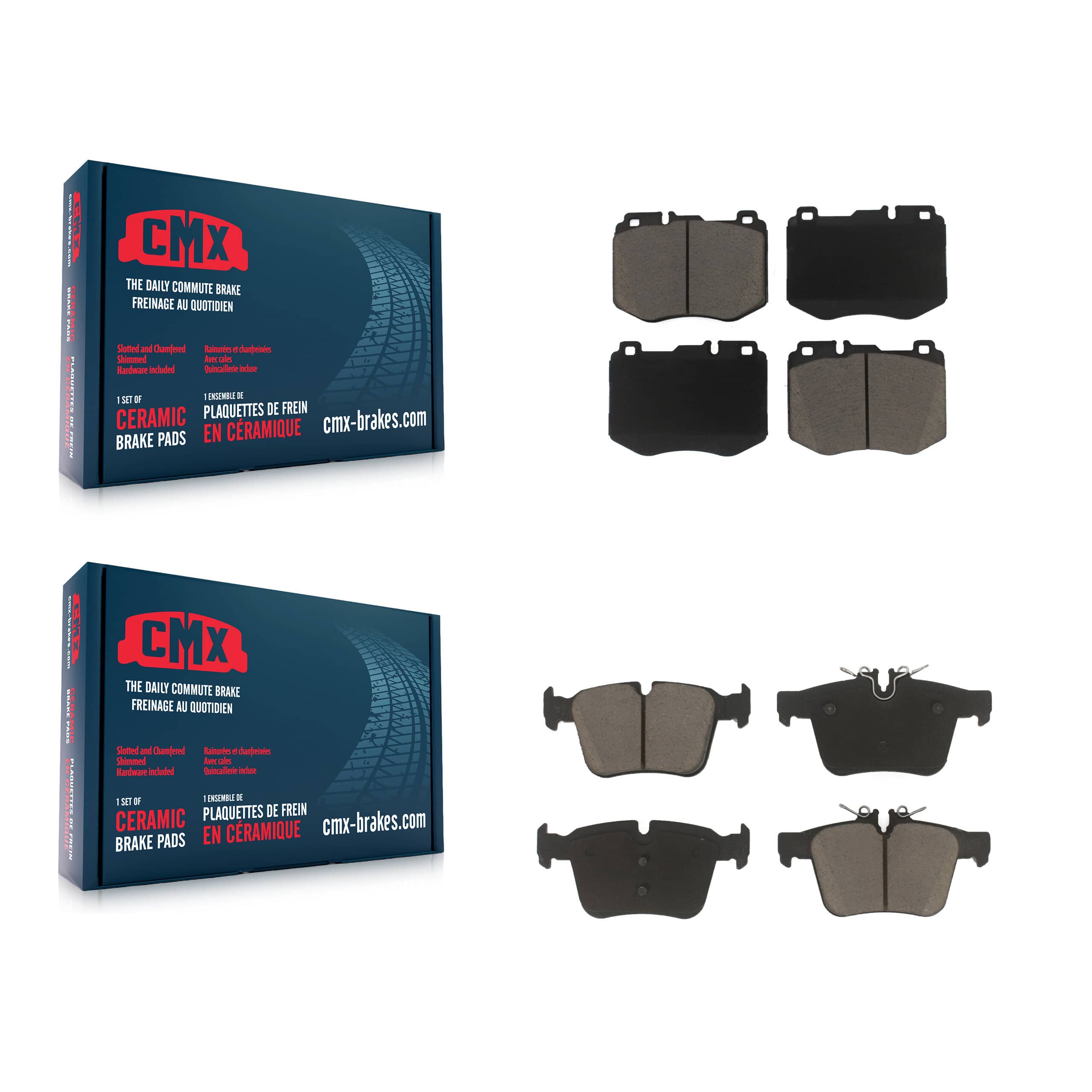 CMX - KCX-100286 - Front and Rear Disc Brake Pad Kits