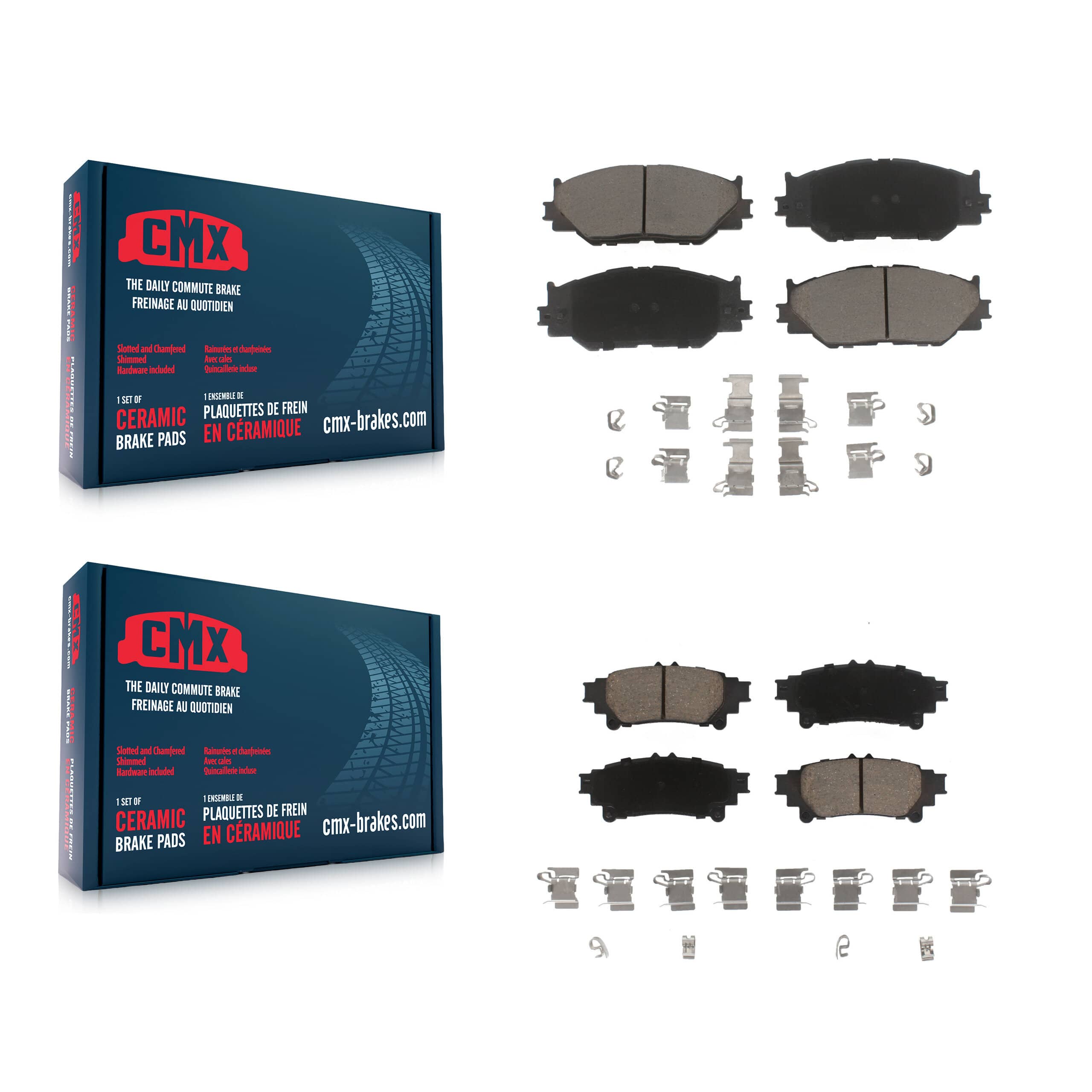 CMX - KCX-100288 - Front and Rear Disc Brake Pad Kits
