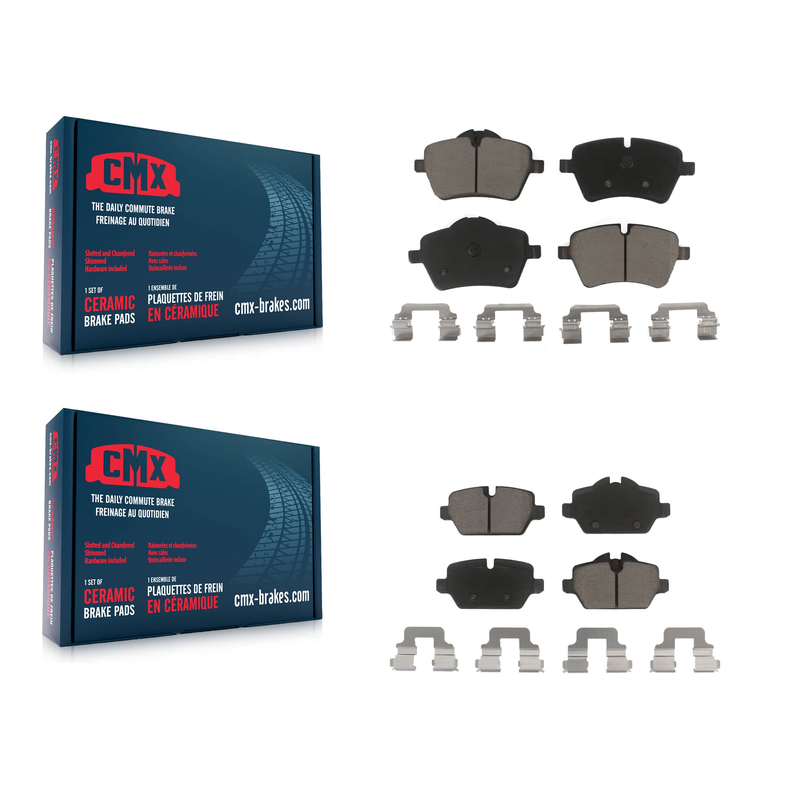 CMX - KCX-100296 - Front and Rear Disc Brake Pad Kits