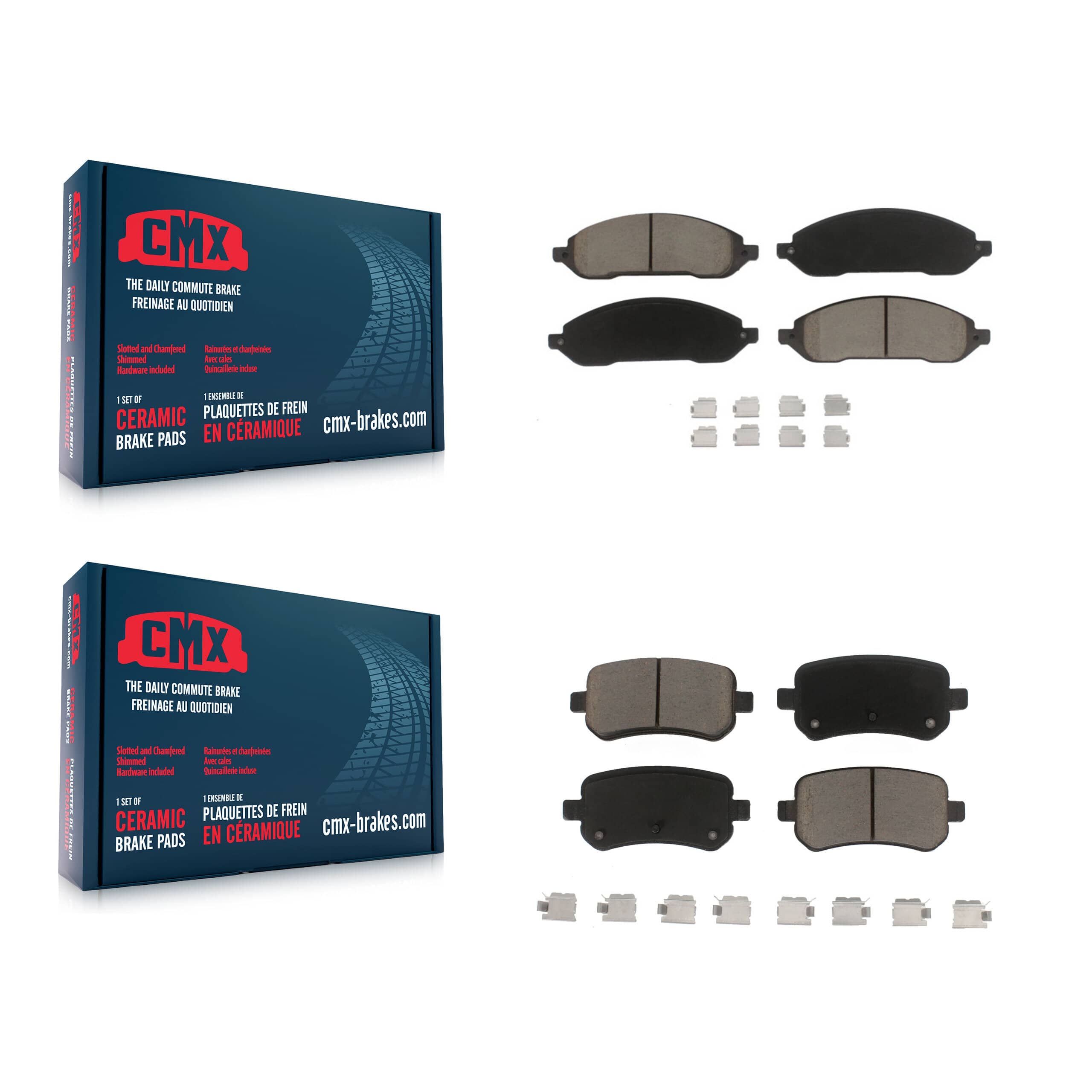 CMX - KCX-100368 - Front and Rear Disc Brake Pad Kits