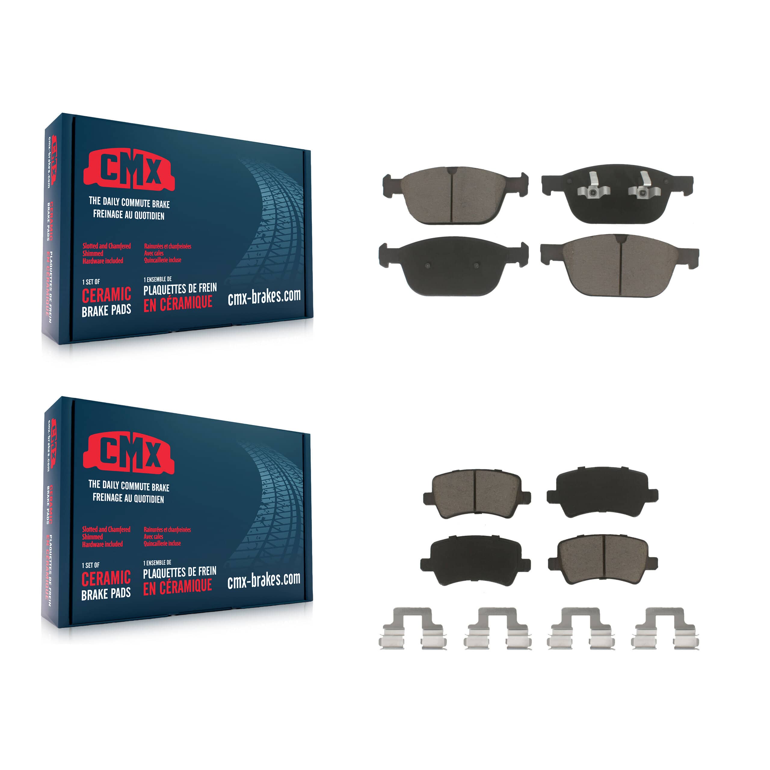 CMX - KCX-100381 - Front and Rear Disc Brake Pad Kits