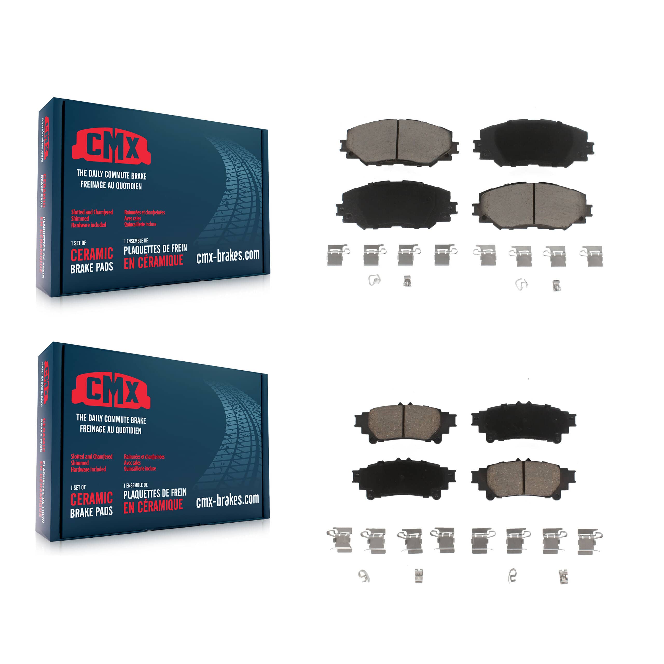 CMX - KCX-100439 - Front and Rear Disc Brake Pad Kits