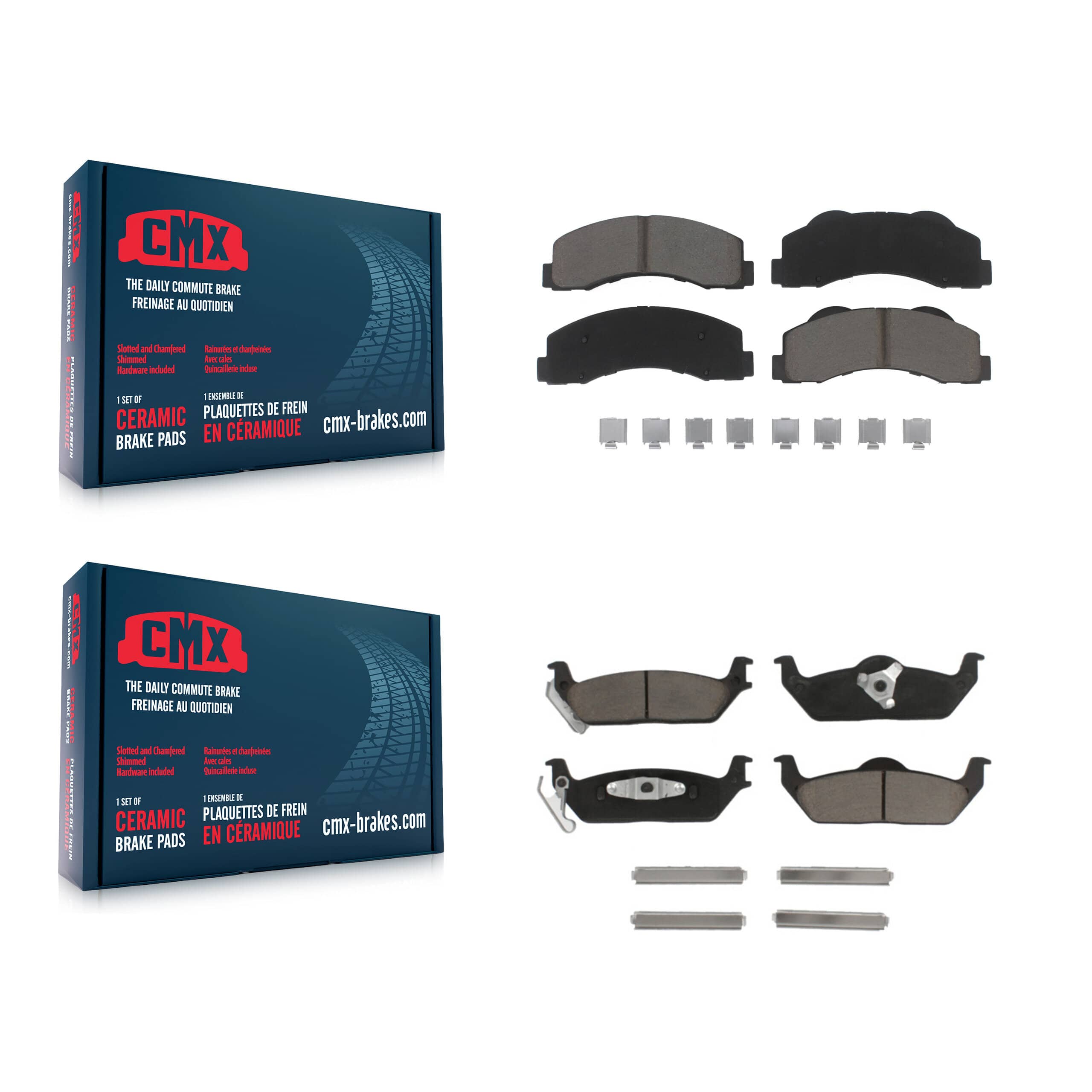 CMX - KCX-100459 - Front and Rear Disc Brake Pad Kits