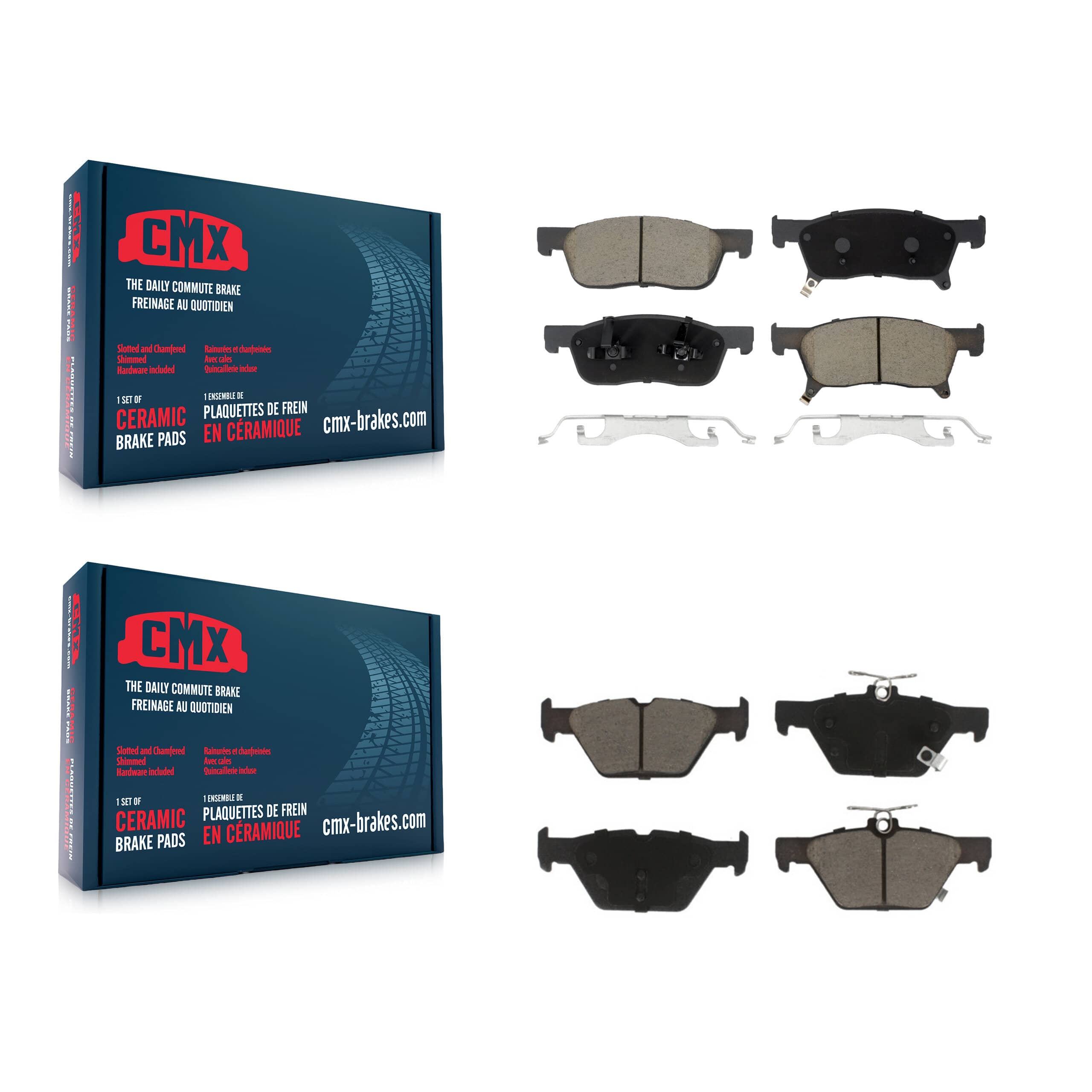 CMX - KCX-100541 - Front and Rear Disc Brake Pad Kits