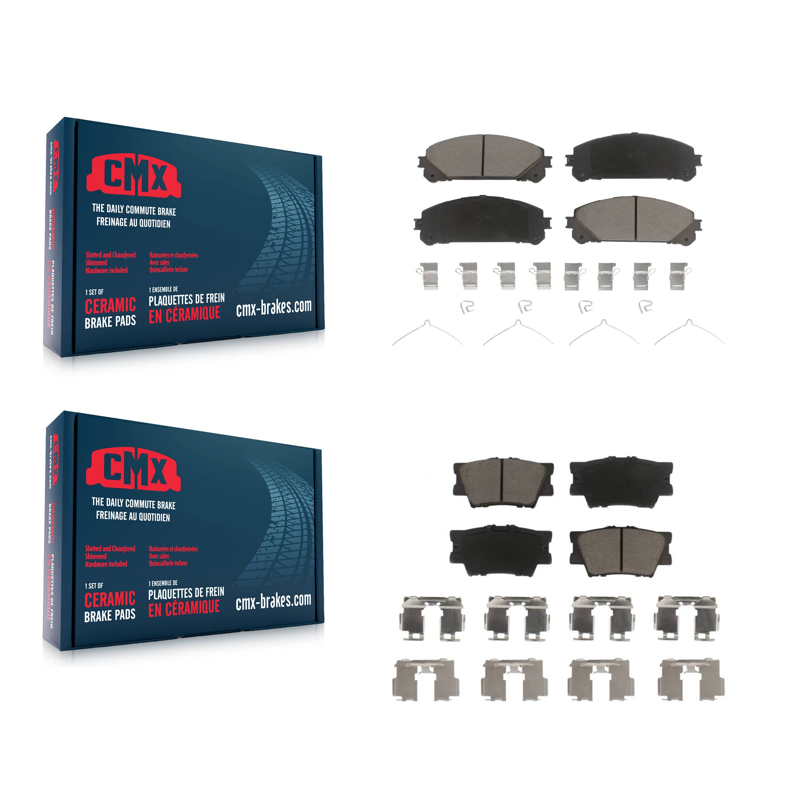 CMX - KCX-100549 - Front and Rear Disc Brake Pad Kits