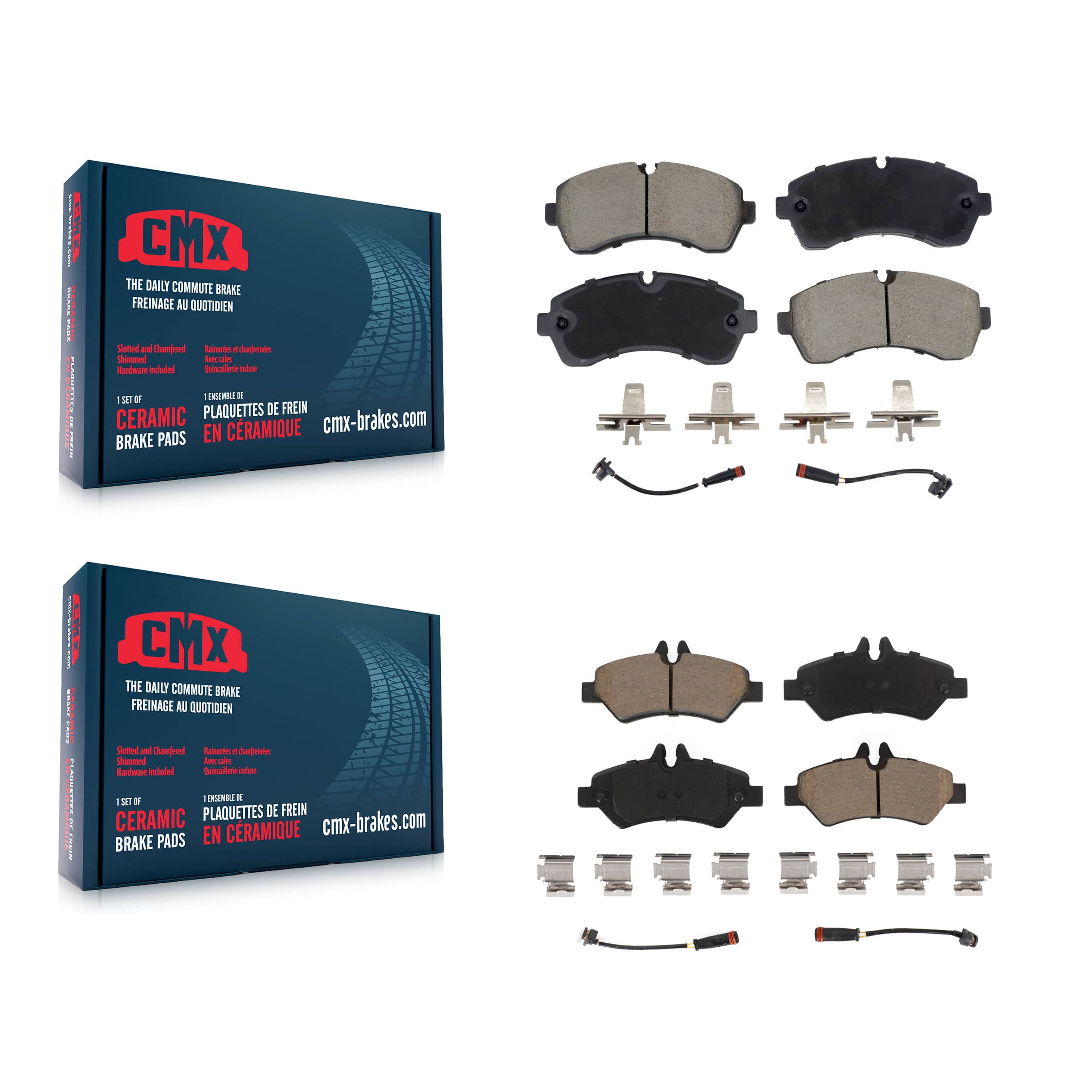 CMX - KCX-100647 - Front and Rear Disc Brake Pad Kits