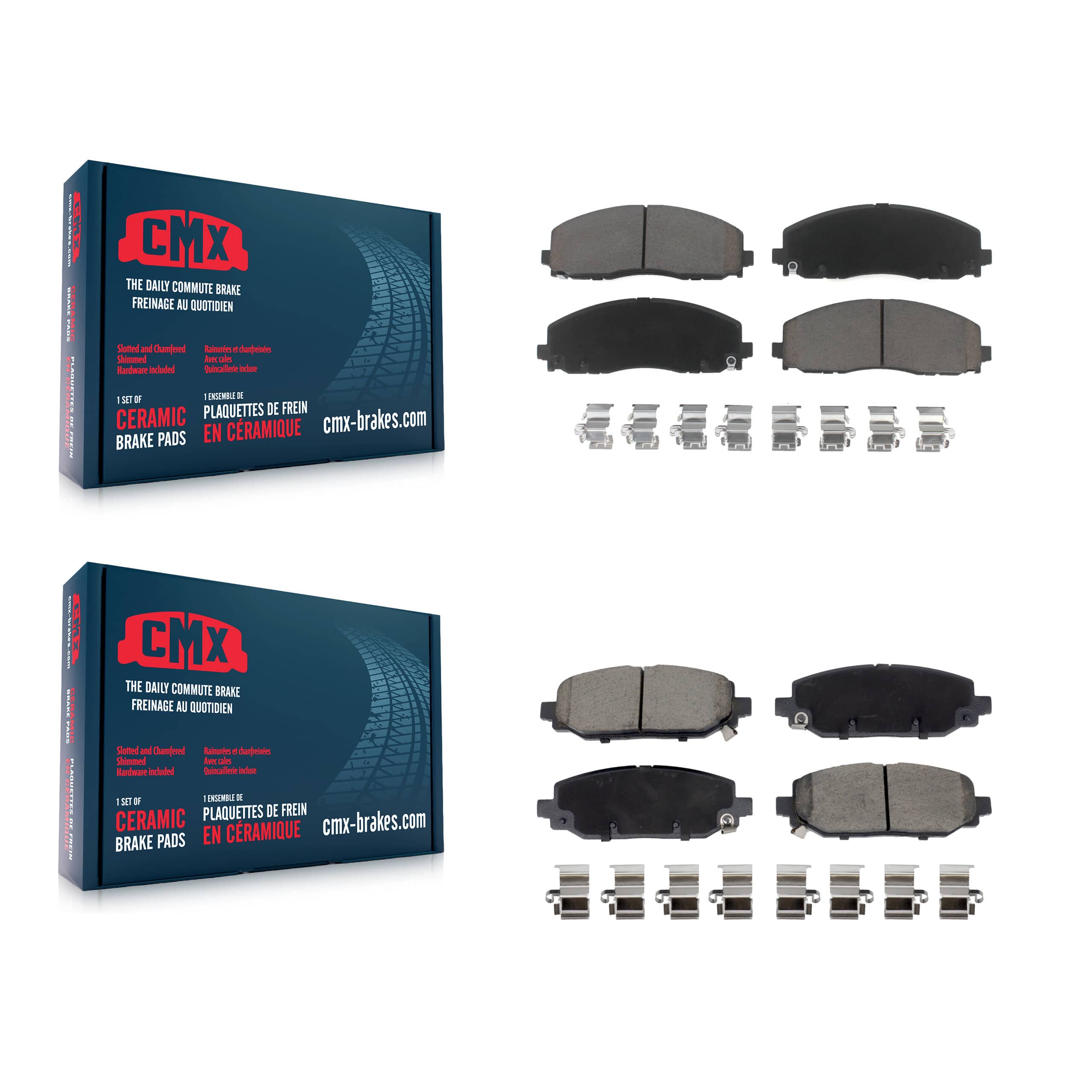 CMX - KCX-100659 - Front and Rear Disc Brake Pad Kits