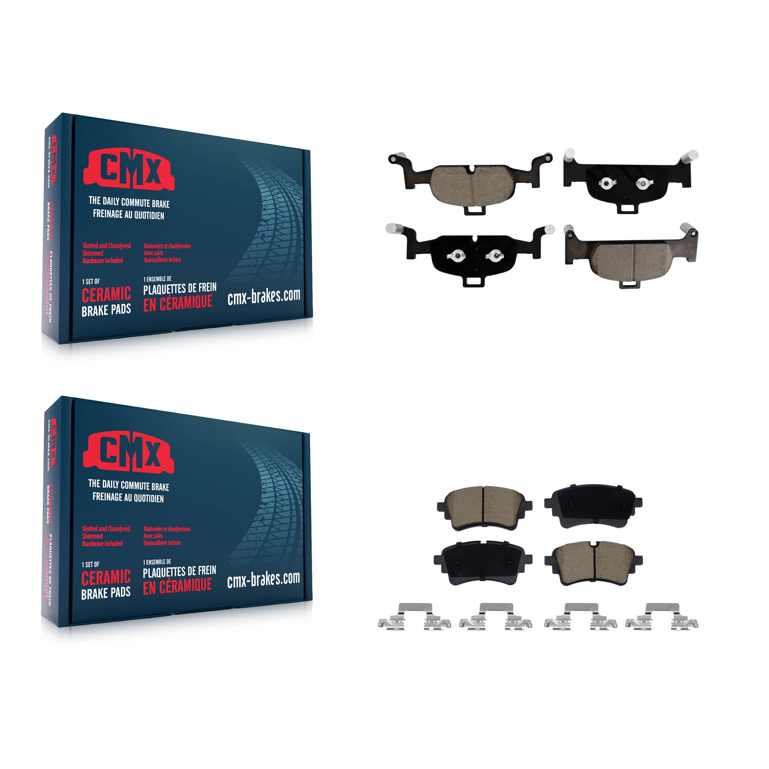 CMX - KCX-100674 - Front and Rear Disc Brake Pad Kits