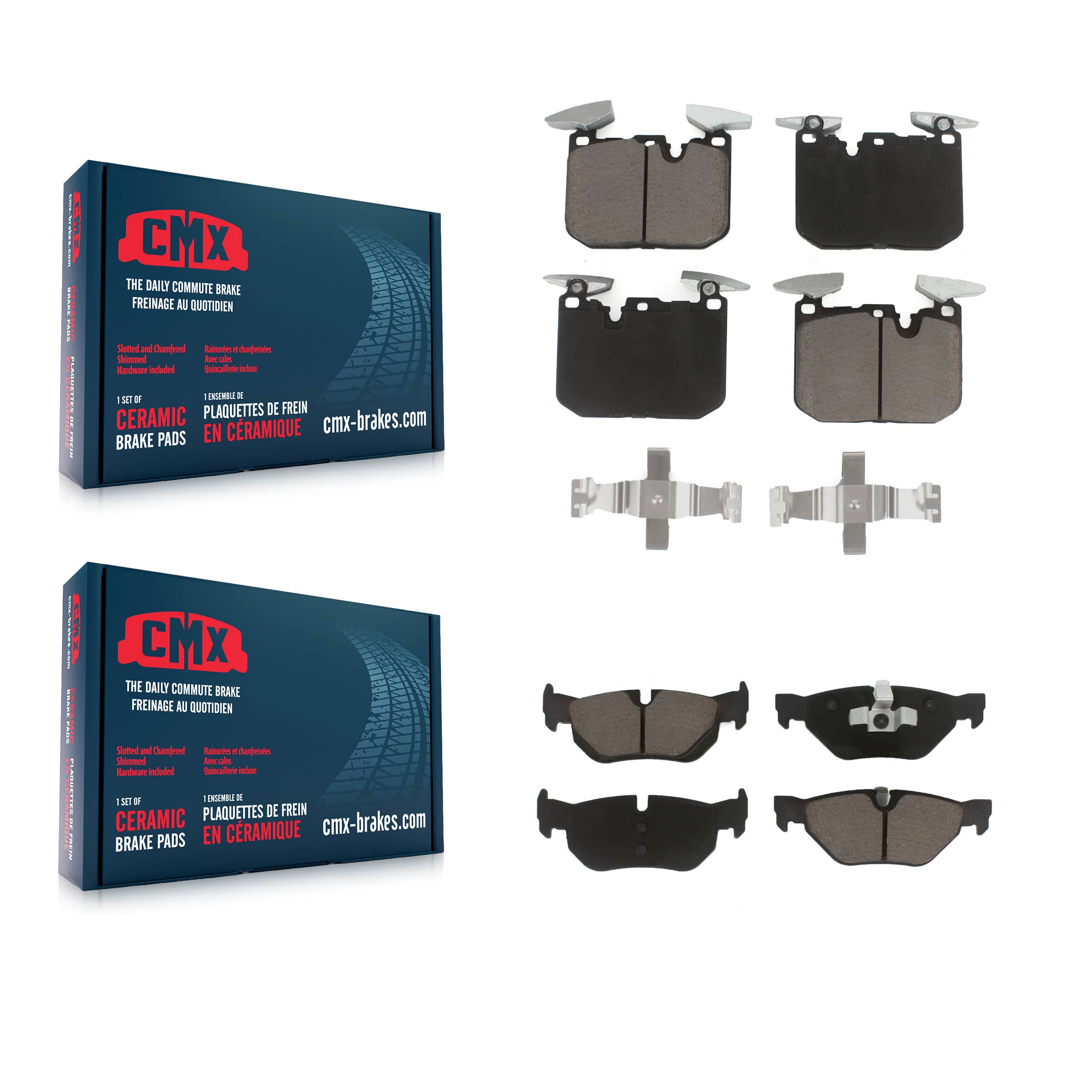 CMX - KCX-100738 - Front and Rear Disc Brake Pad Kits