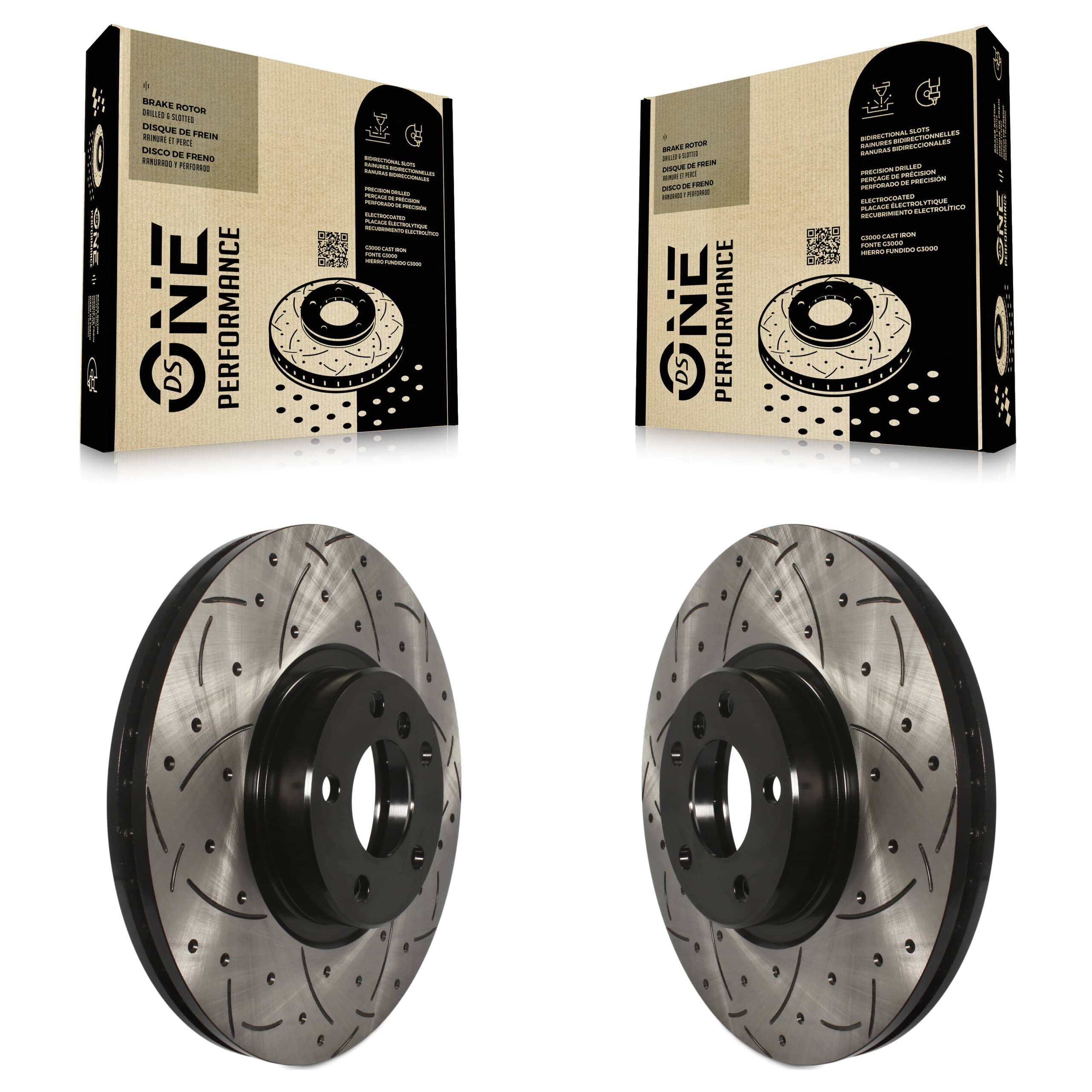 DS-One - KD-100058 - Front Disc Brake Rotor Kits