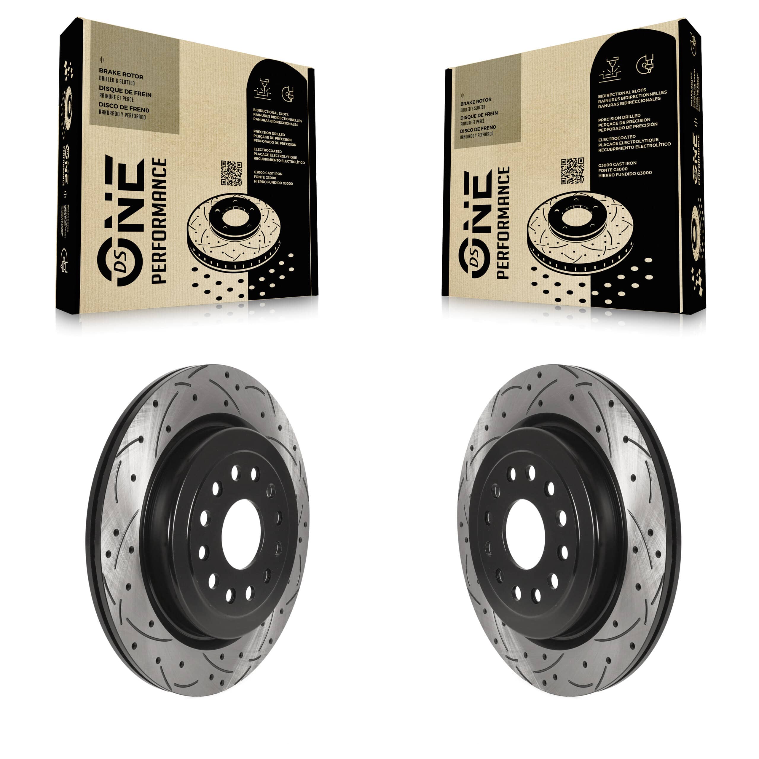 DS-One - KD-100525 - Rear Disc Brake Rotor Kits