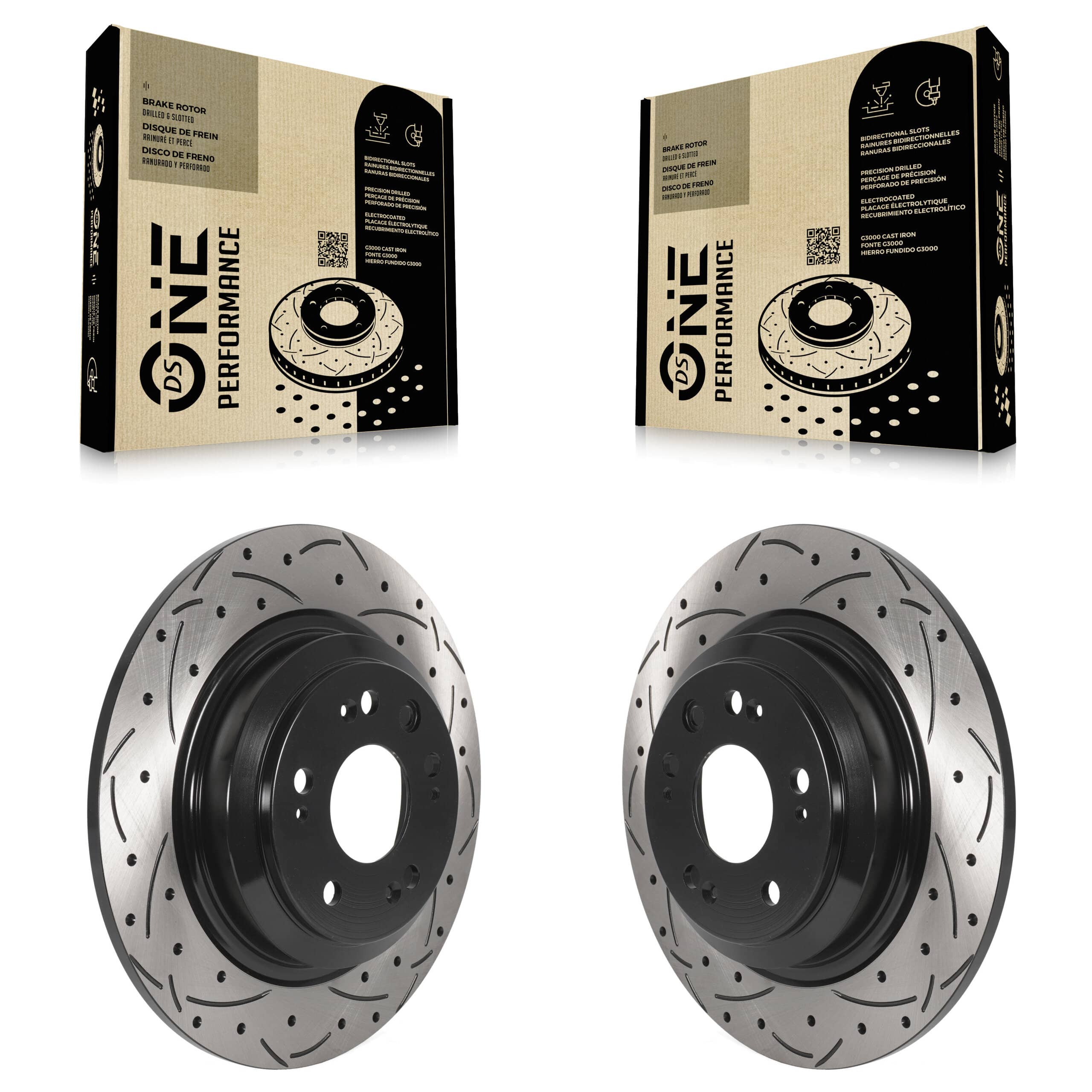 DS-One - KD-100537 - Rear Disc Brake Rotor Kits