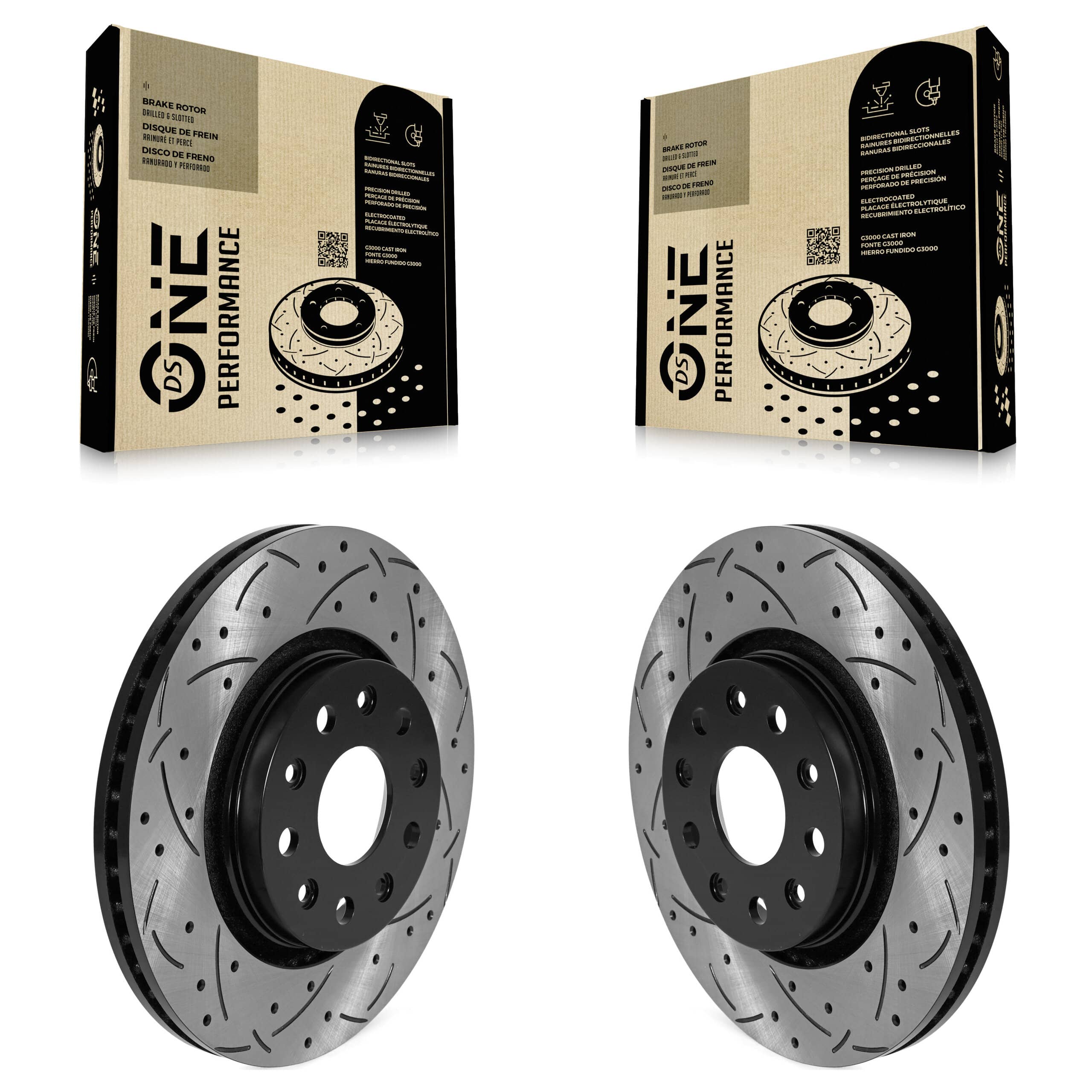 DS-One - KD-100582 - Front Disc Brake Rotor Kits