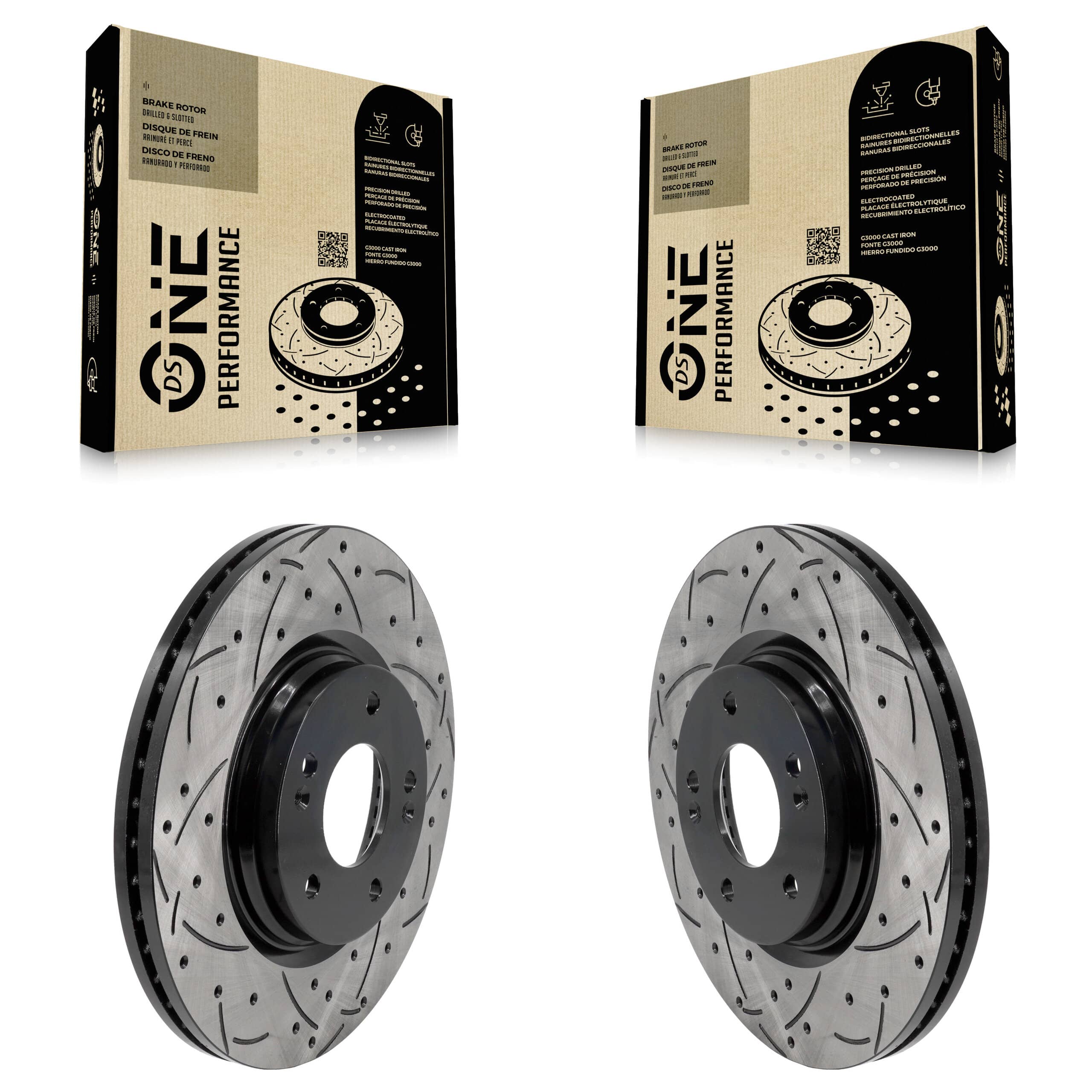 DS-One - KD-100627 - Front Disc Brake Rotor Kits