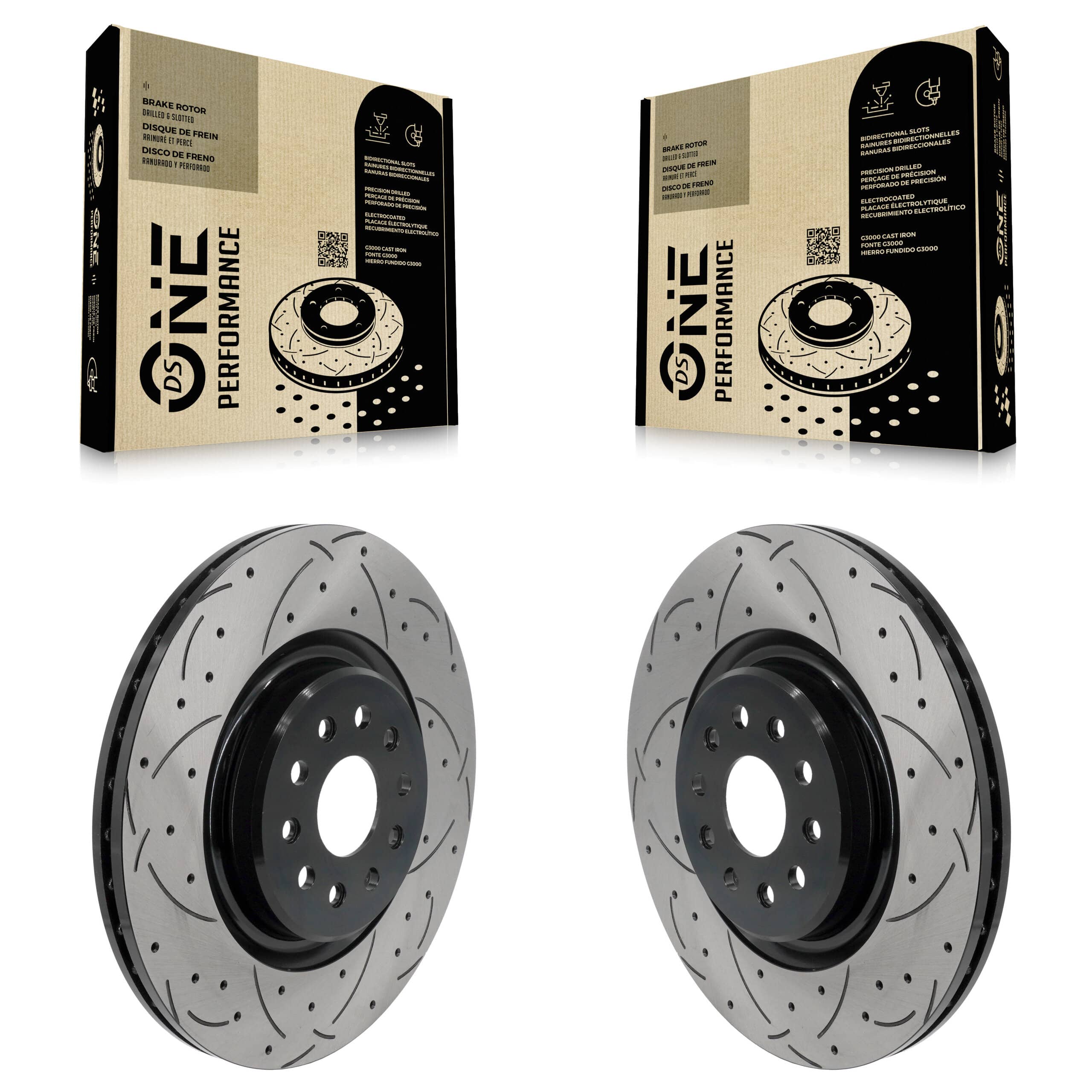 DS-One - KD-100704 - Front Disc Brake Rotor Kits