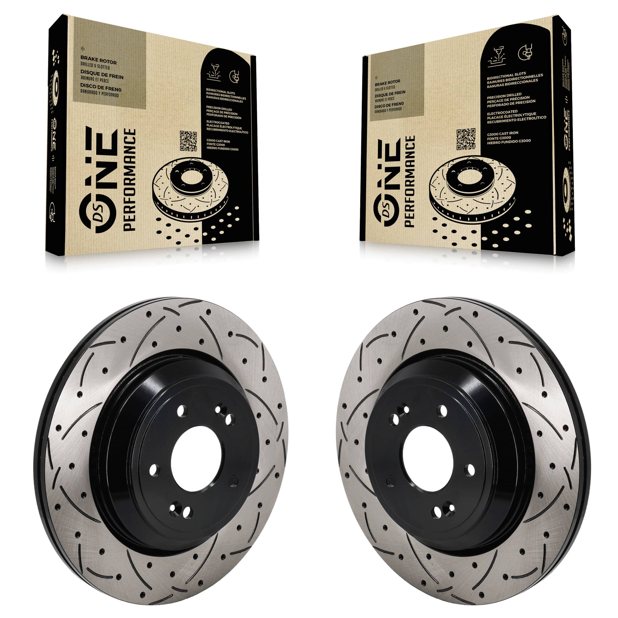 DS-One - KD-100718 - Rear Disc Brake Rotor Kits