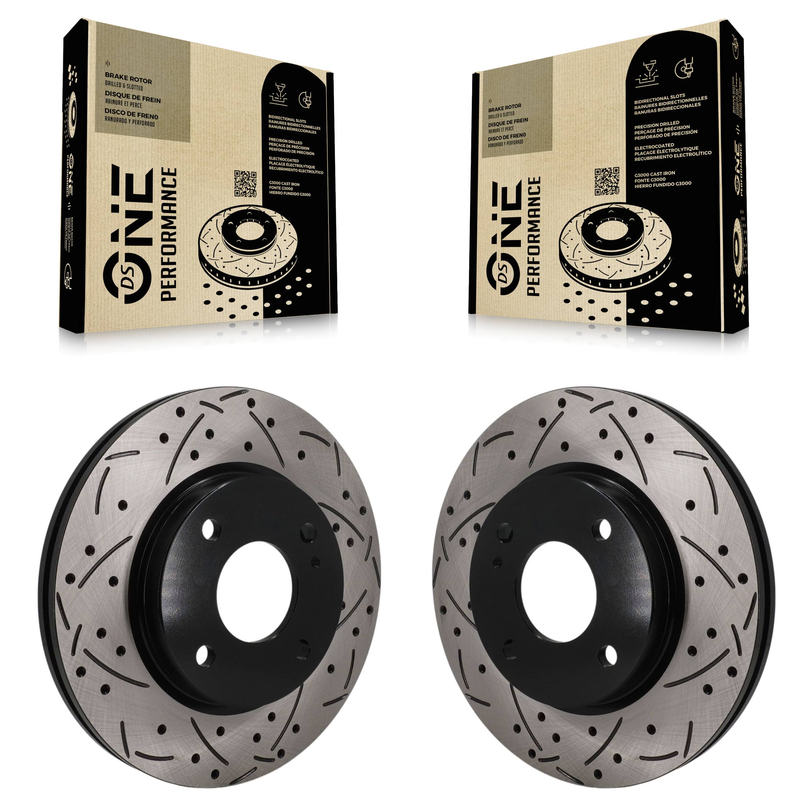 DS-One - KD-100750 - Front Disc Brake Rotor Kits