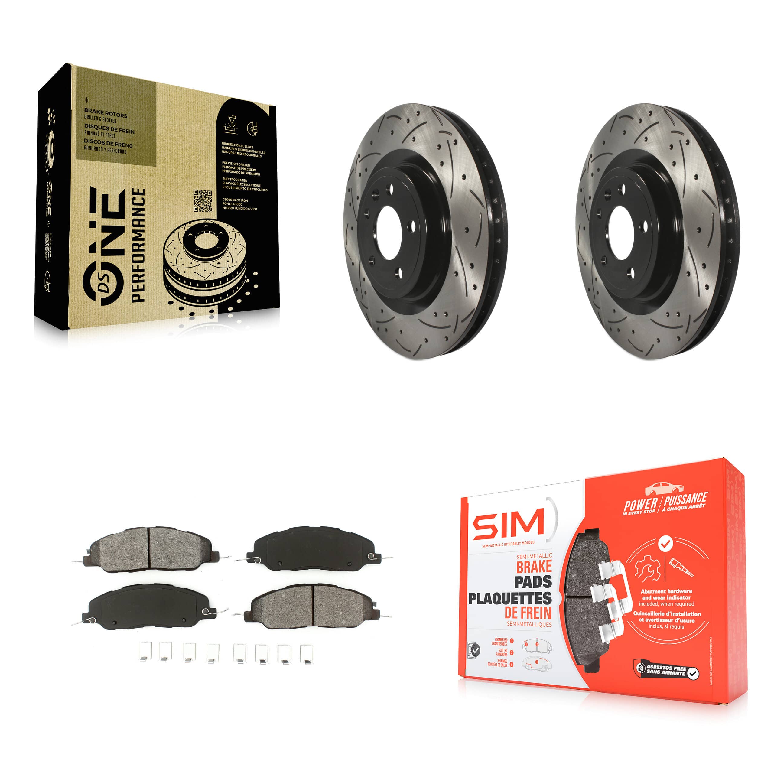 Transit Auto - KDS-100025 - Front Disc Brake Kits
