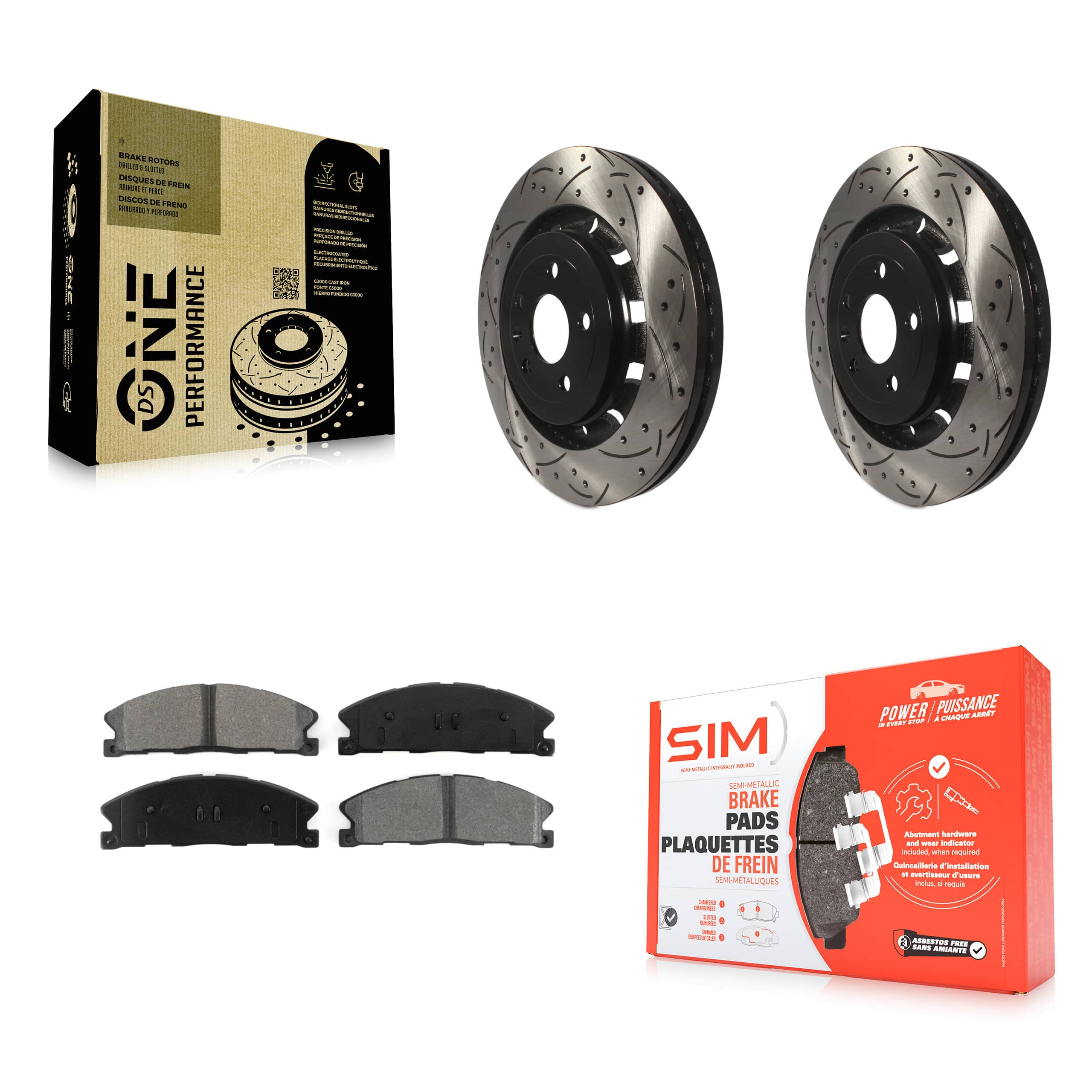 Transit Auto - KDS-100027 - Front Disc Brake Kits
