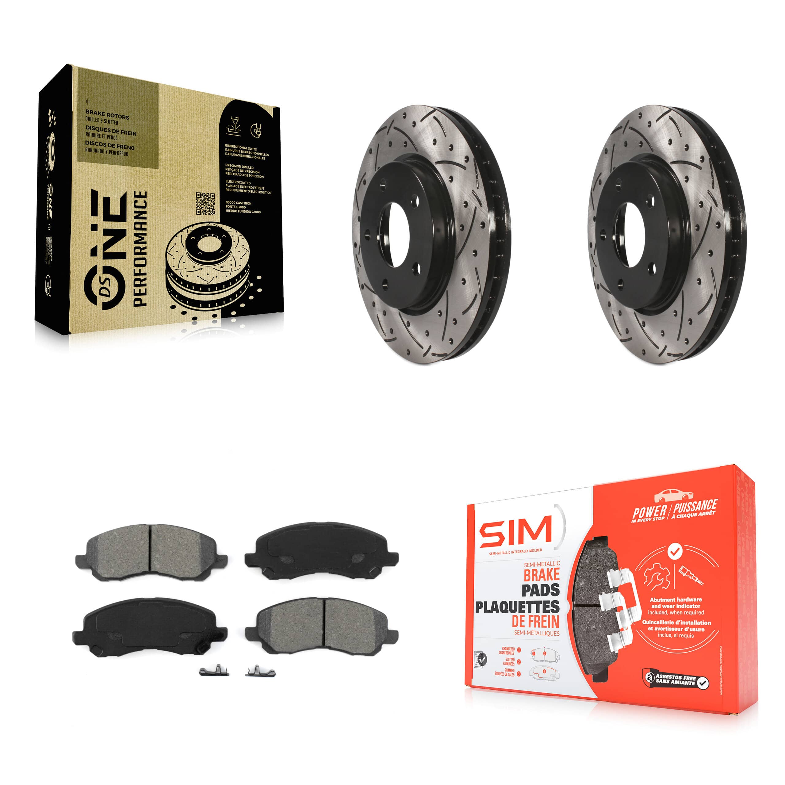 Transit Auto - KDS-100037 - Front Disc Brake Kits