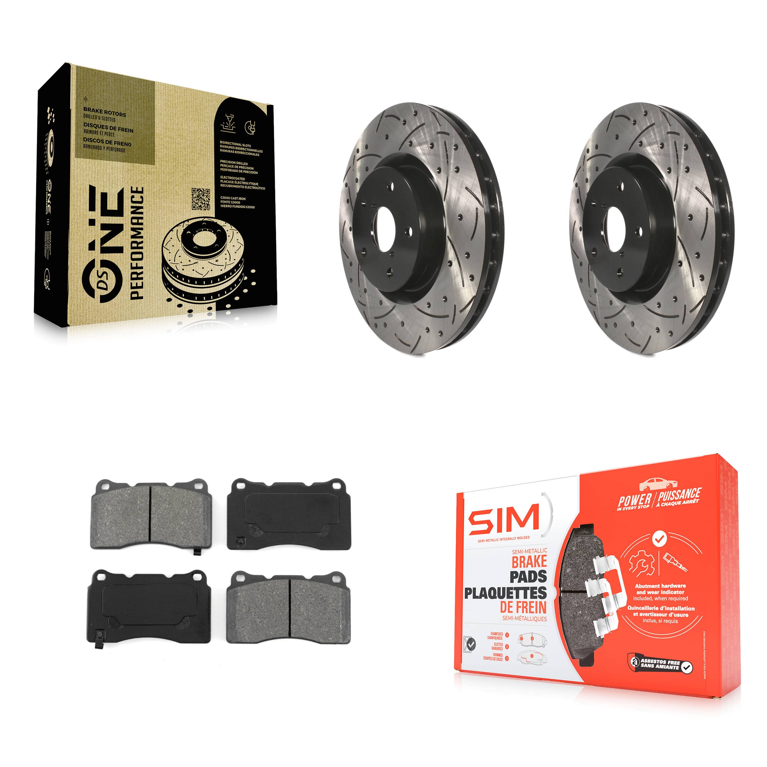Transit Auto - KDS-100063 - Front Disc Brake Kits