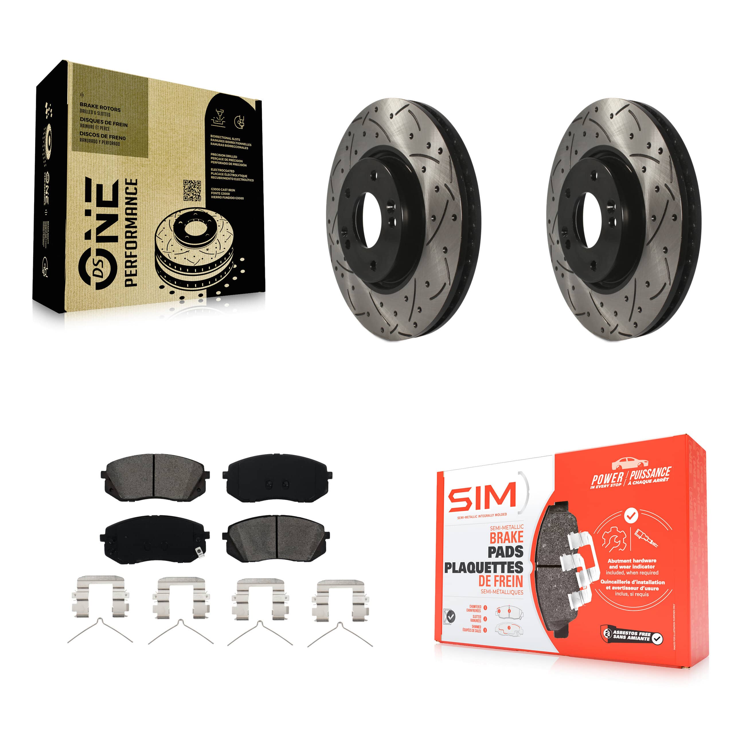 Transit Auto - KDS-100083 - Front Disc Brake Kits