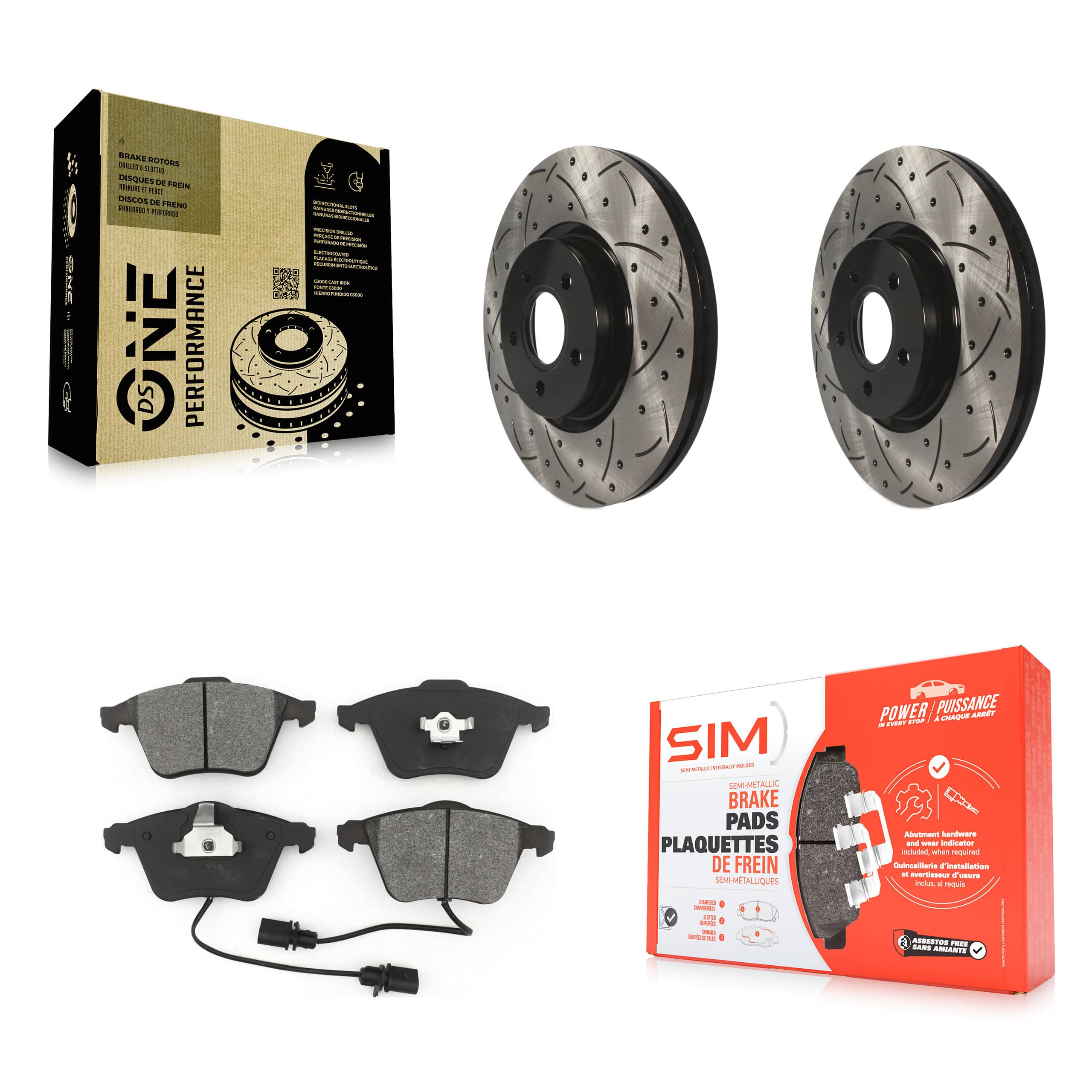 Transit Auto - KDS-100096 - Front Disc Brake Kits