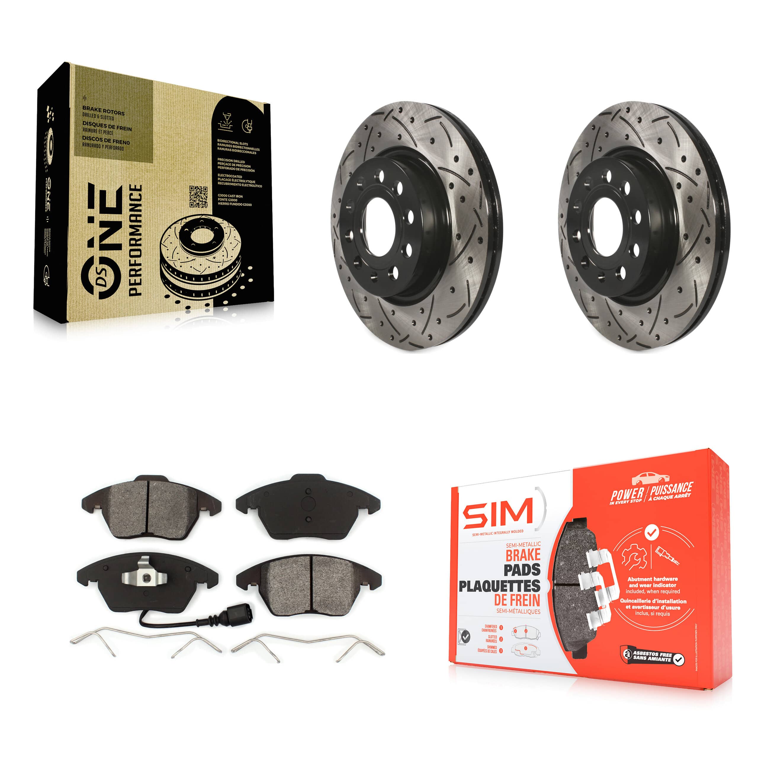 Transit Auto - KDS-100133 - Front Disc Brake Kits