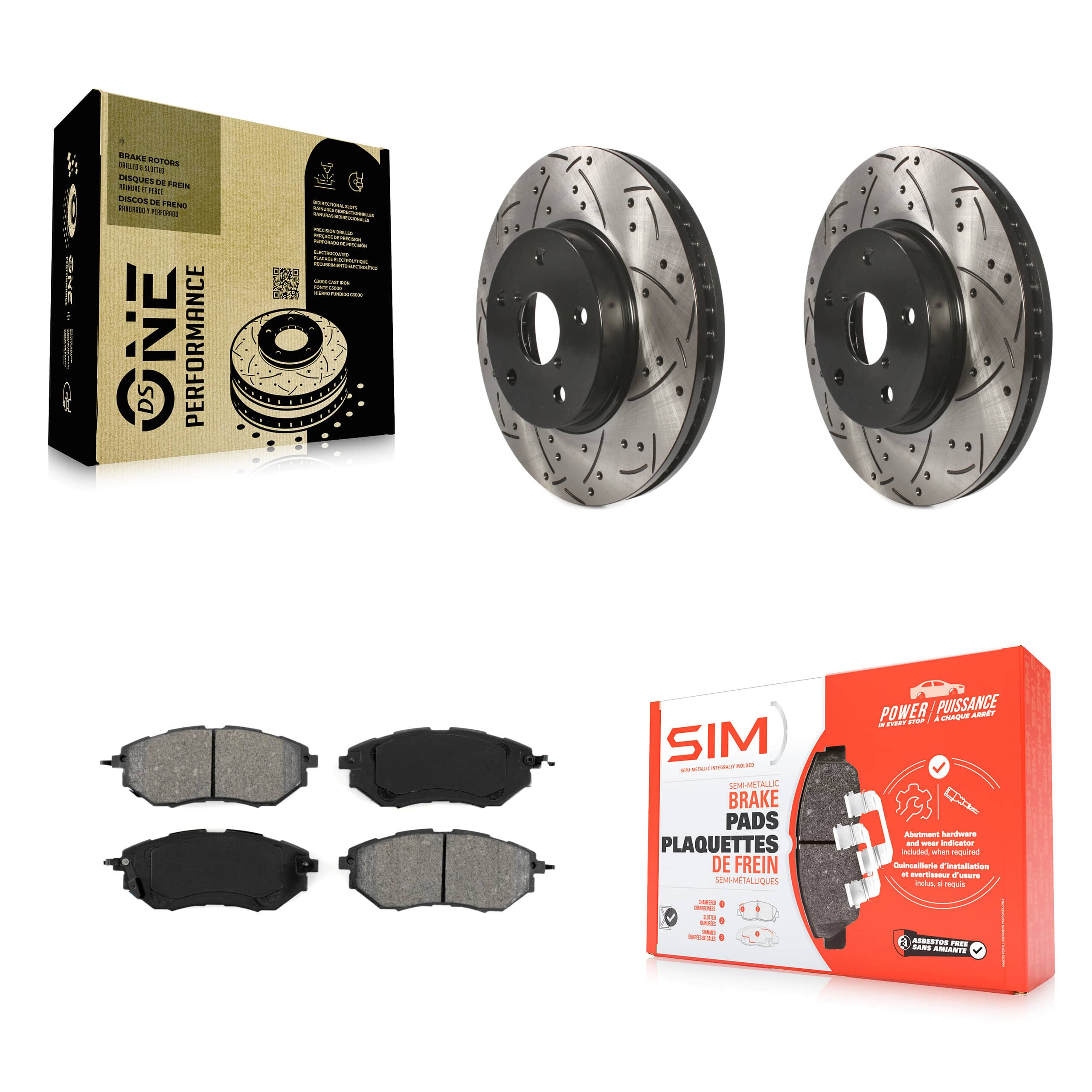 Transit Auto - KDS-100167 - Front Disc Brake Kits