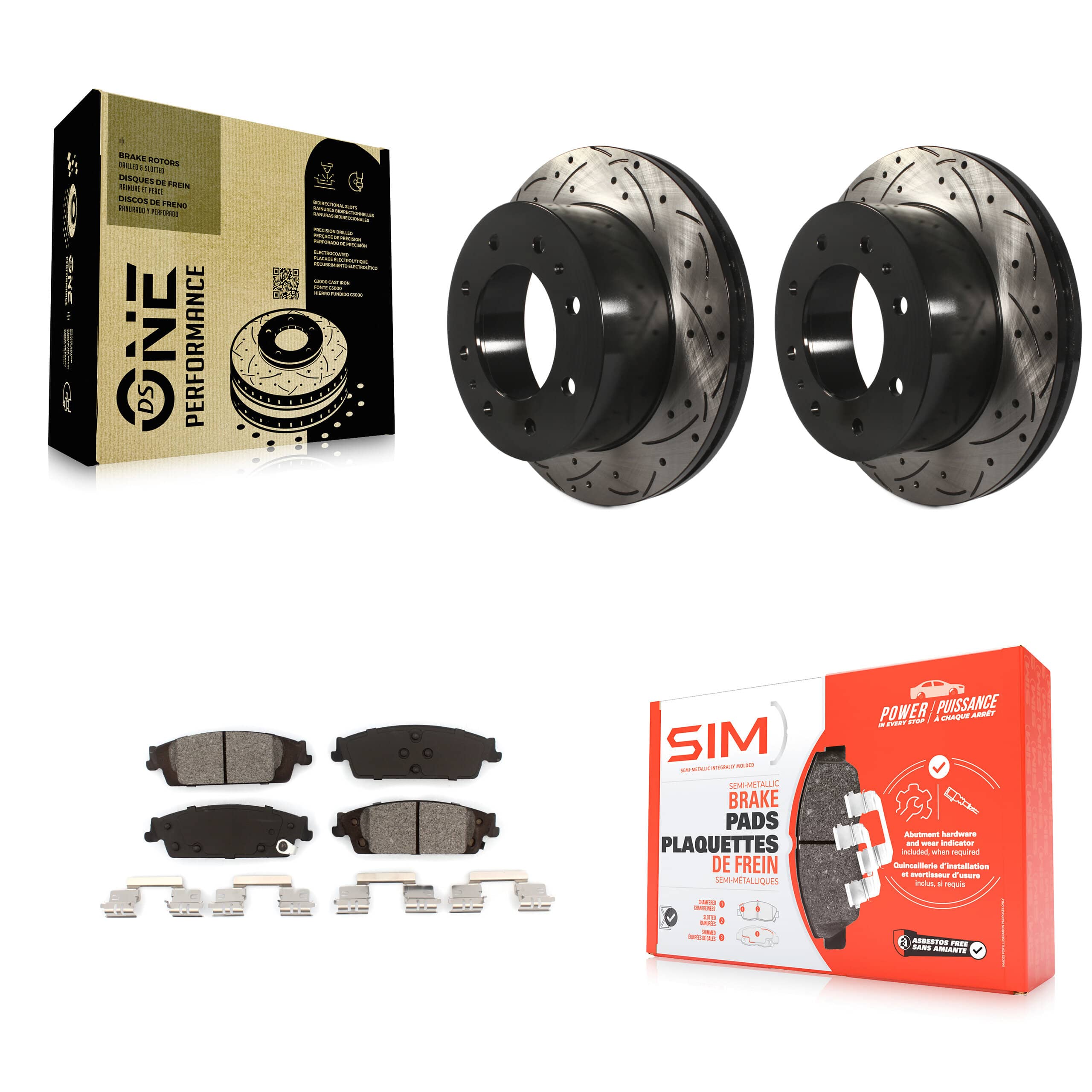 Transit Auto - KDS-100391 - Rear Disc Brake Kits