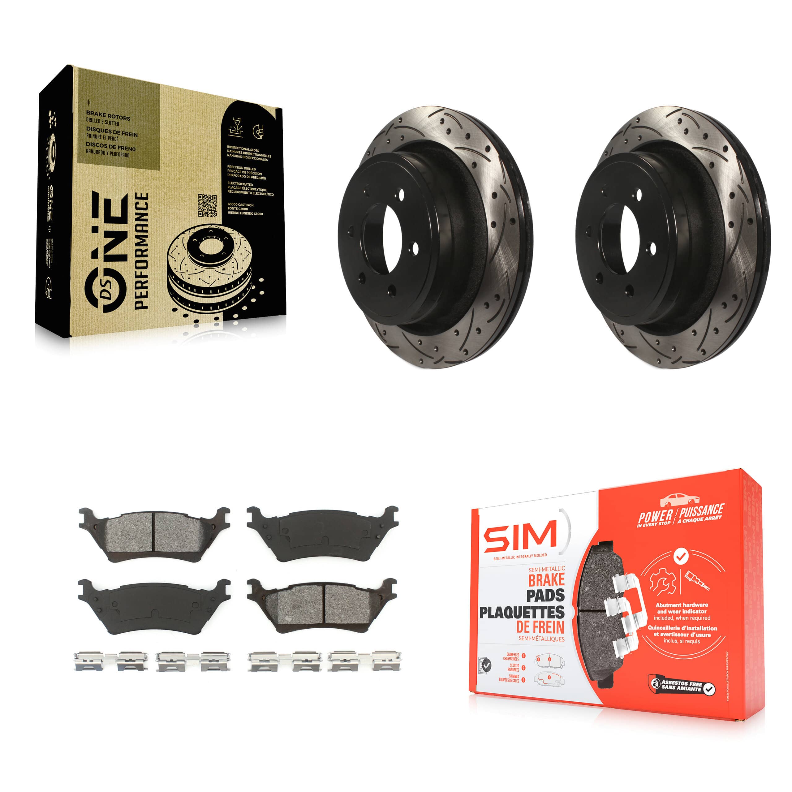 Transit Auto - KDS-100408 - Rear Disc Brake Kits
