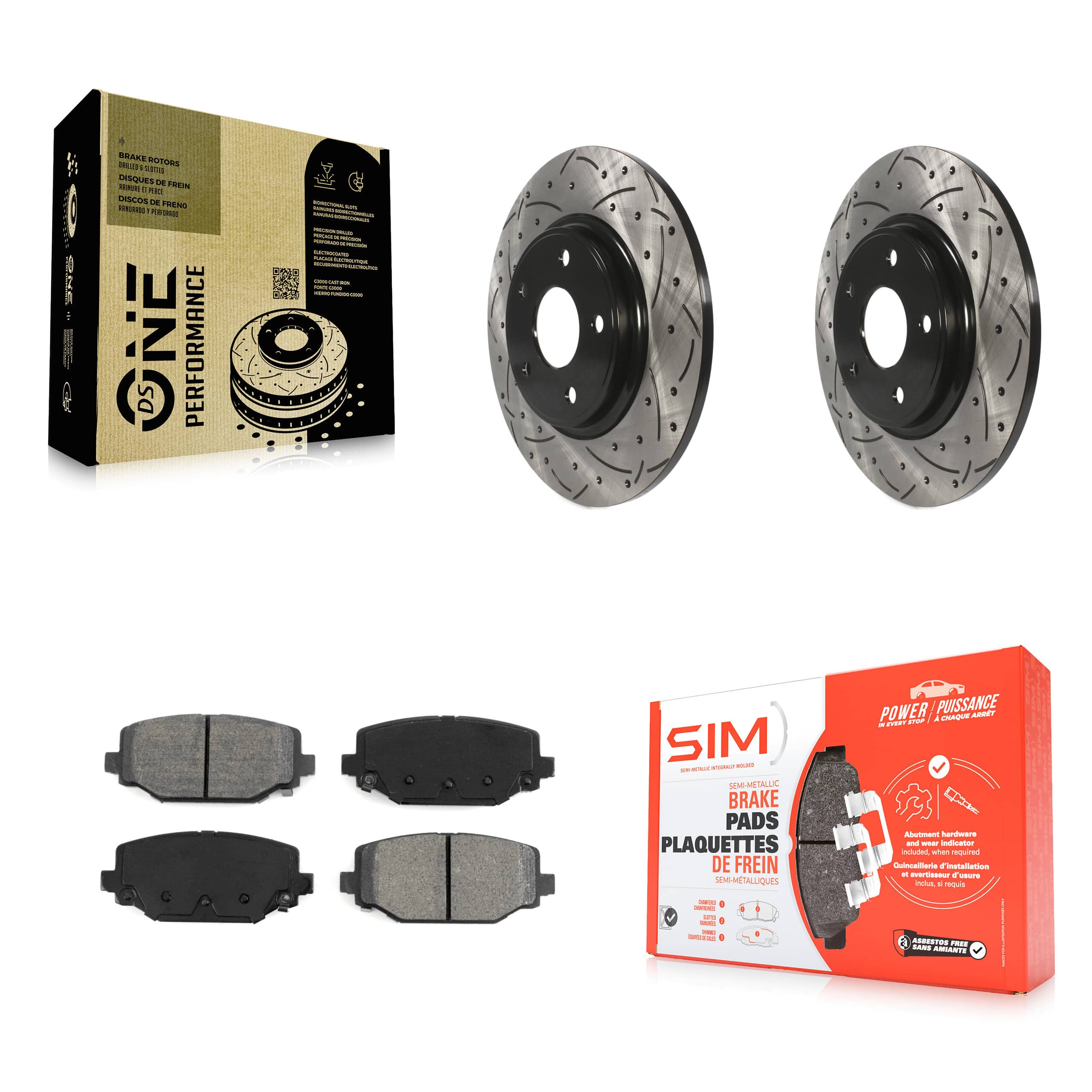Transit Auto - KDS-100431 - Rear Disc Brake Kits