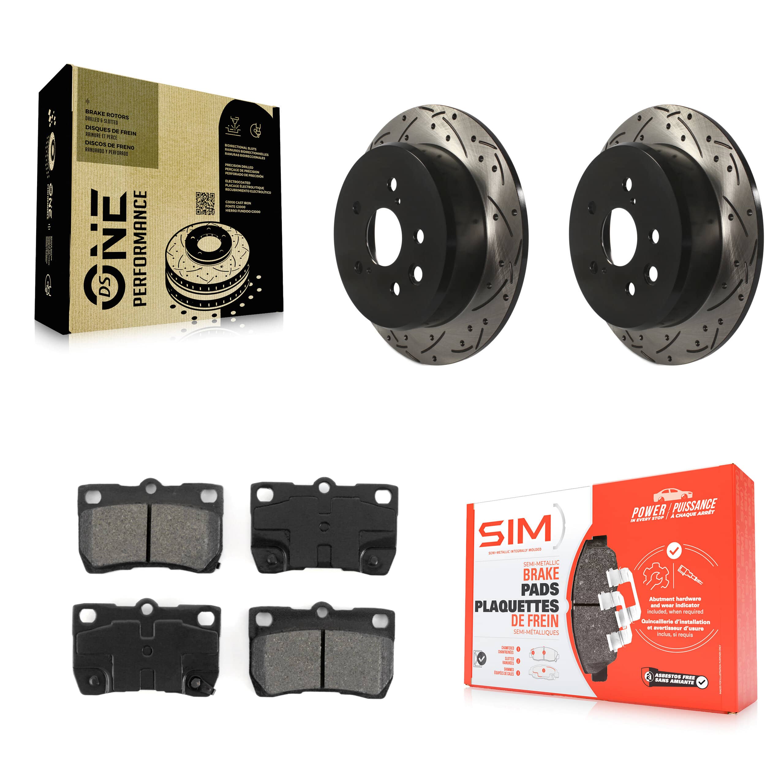 Transit Auto - KDS-100447 - Rear Disc Brake Kits