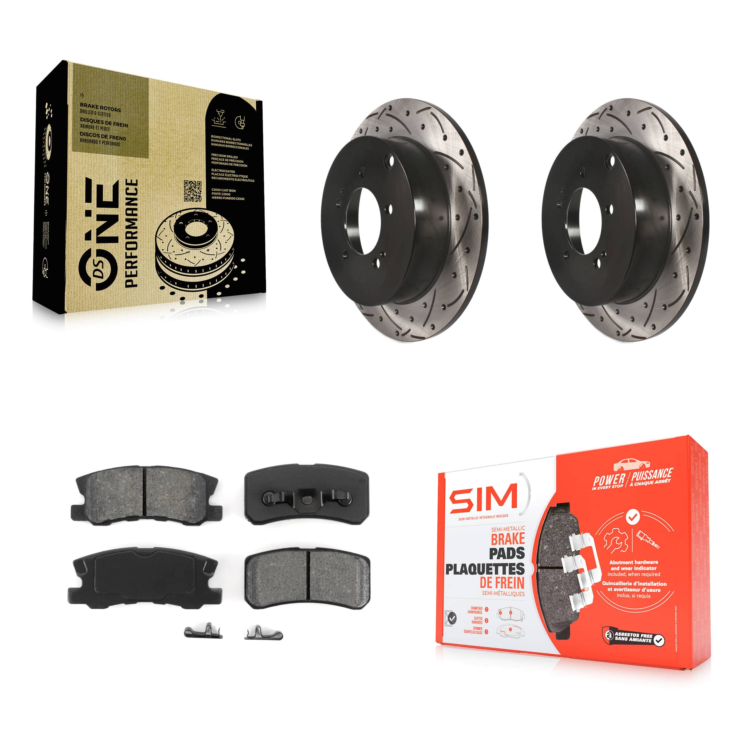 Transit Auto - KDS-100457 - Rear Disc Brake Kits
