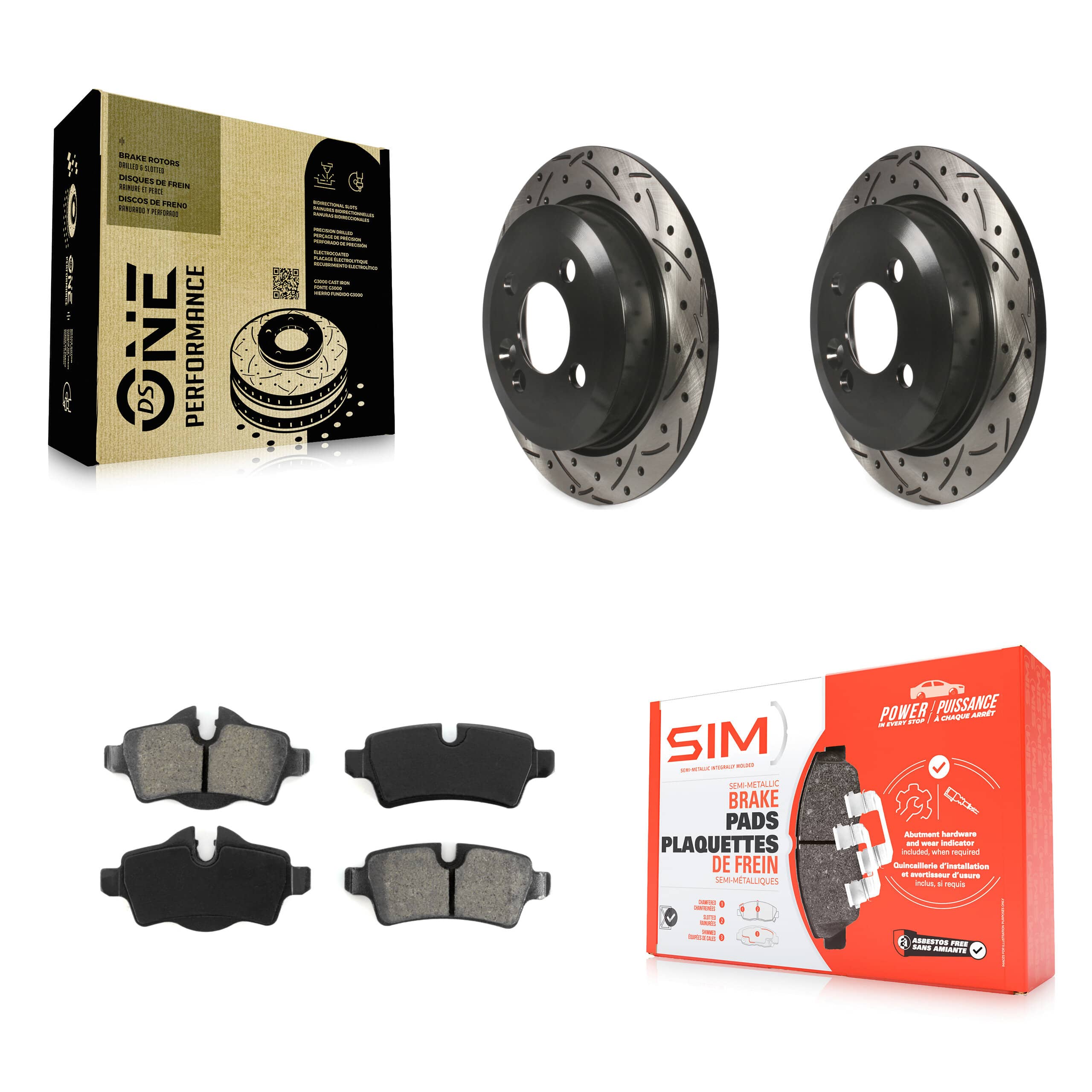 Transit Auto - KDS-100459 - Rear Disc Brake Kits