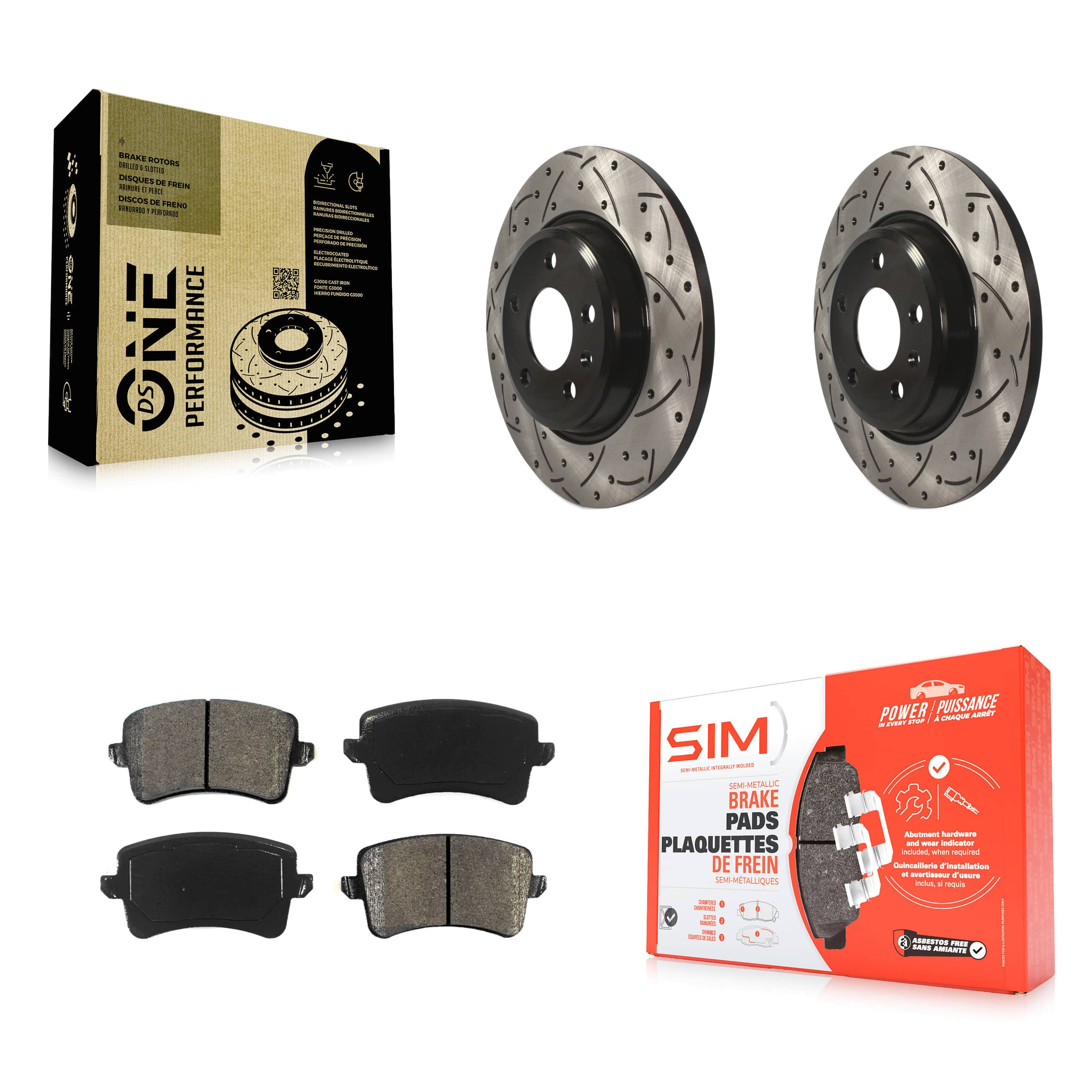 Transit Auto - KDS-100463 - Rear Disc Brake Kits
