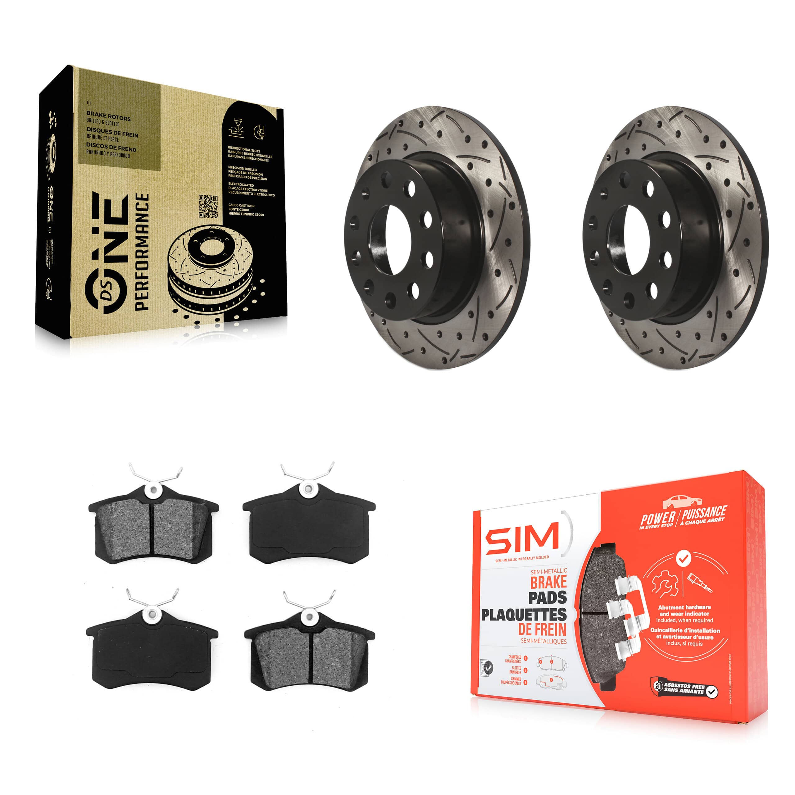 Transit Auto - KDS-100478 - Rear Disc Brake Kits