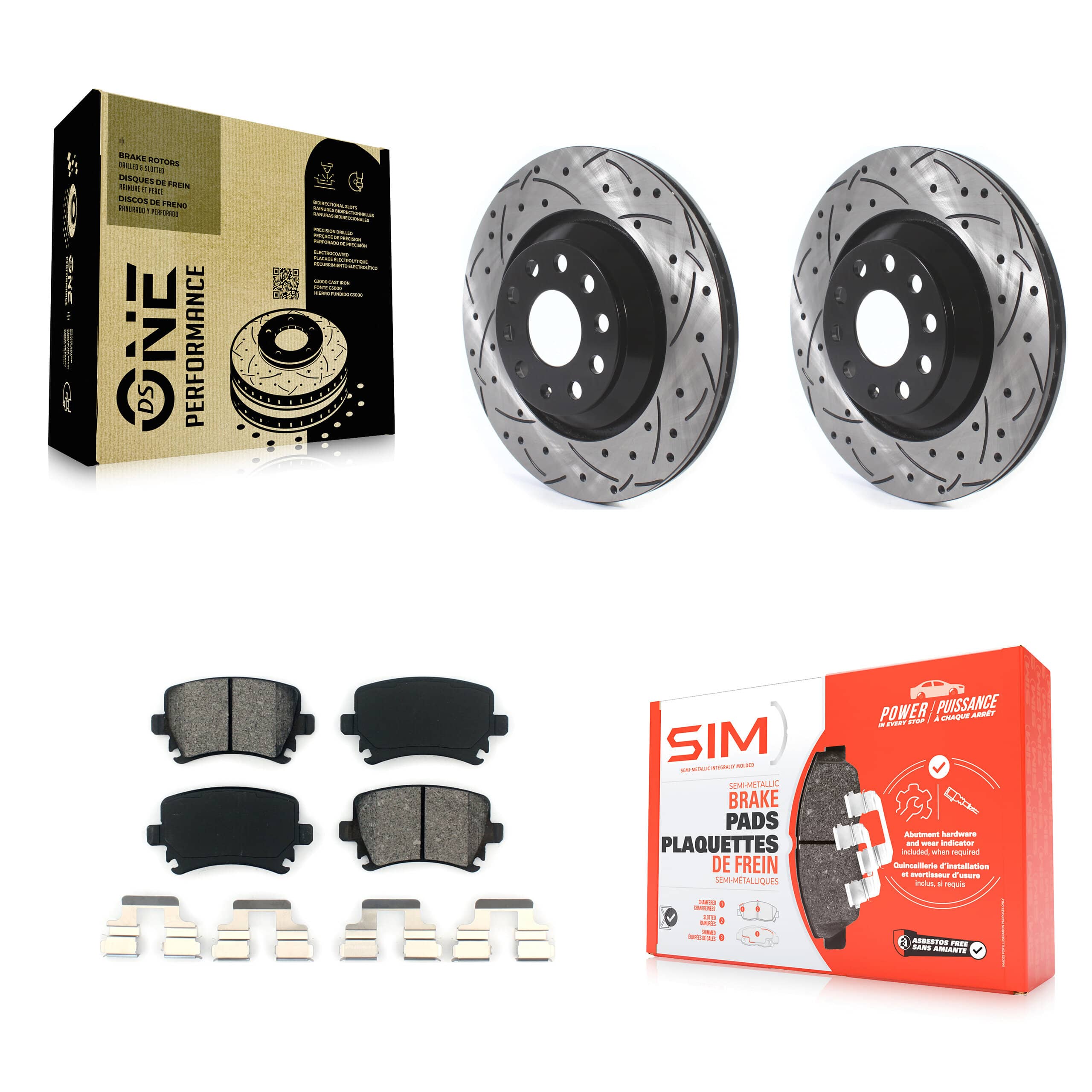 Transit Auto - KDS-100588 - Rear Disc Brake Kits