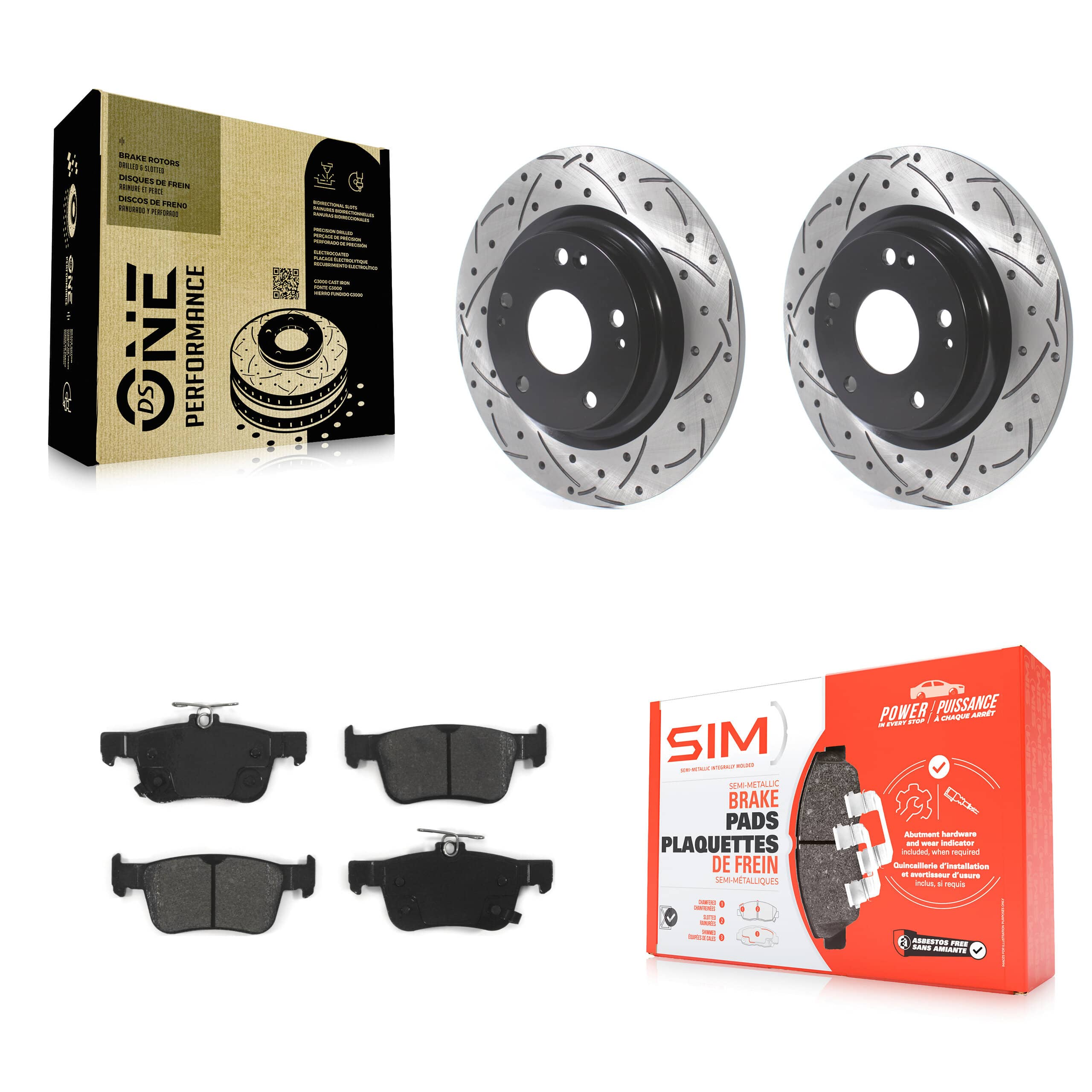 Transit Auto - KDS-100598 - Rear Disc Brake Kits