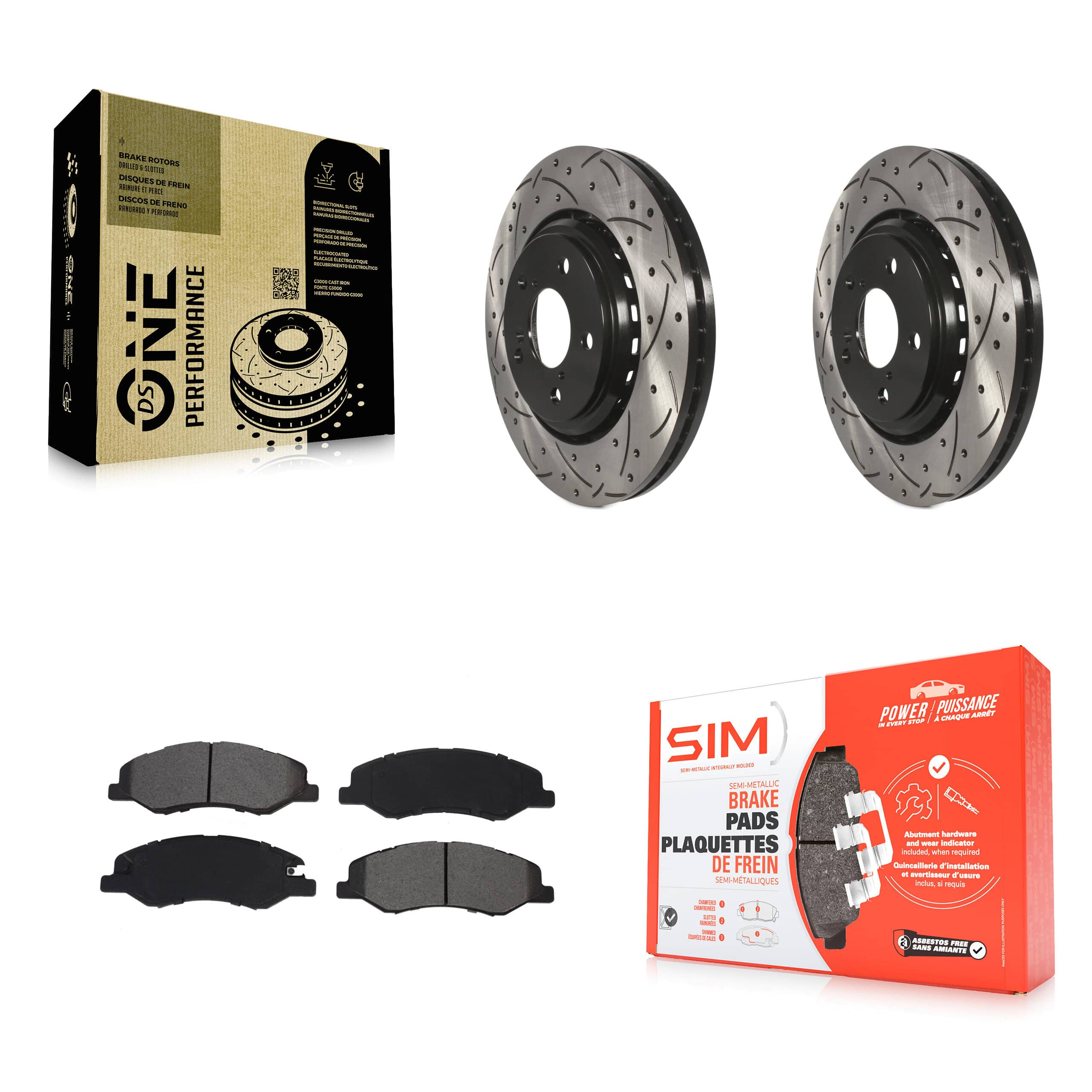 Transit Auto - KDS-100616 - Front Disc Brake Kits
