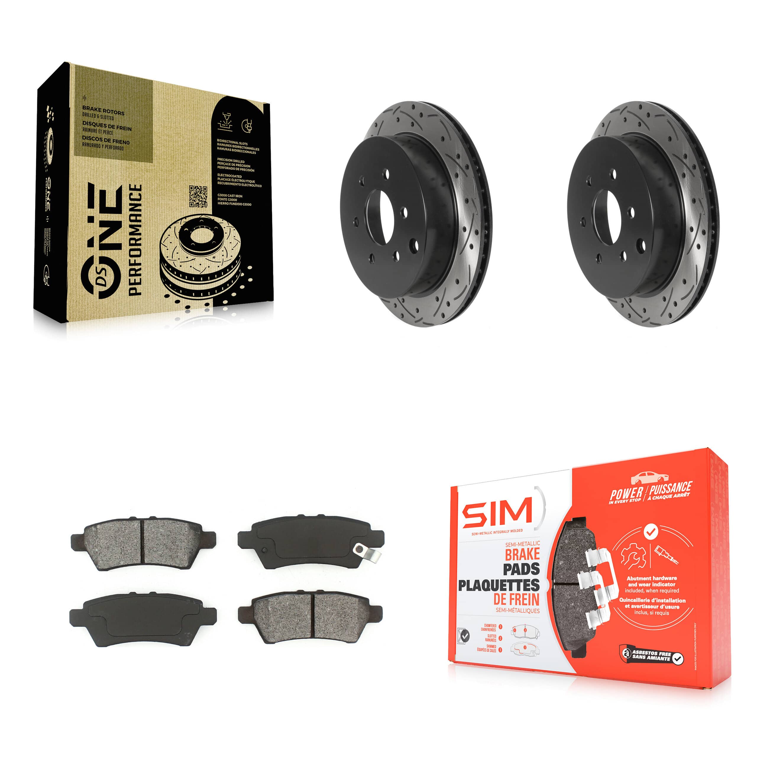 Transit Auto - KDS-100801 - Rear Disc Brake Kits