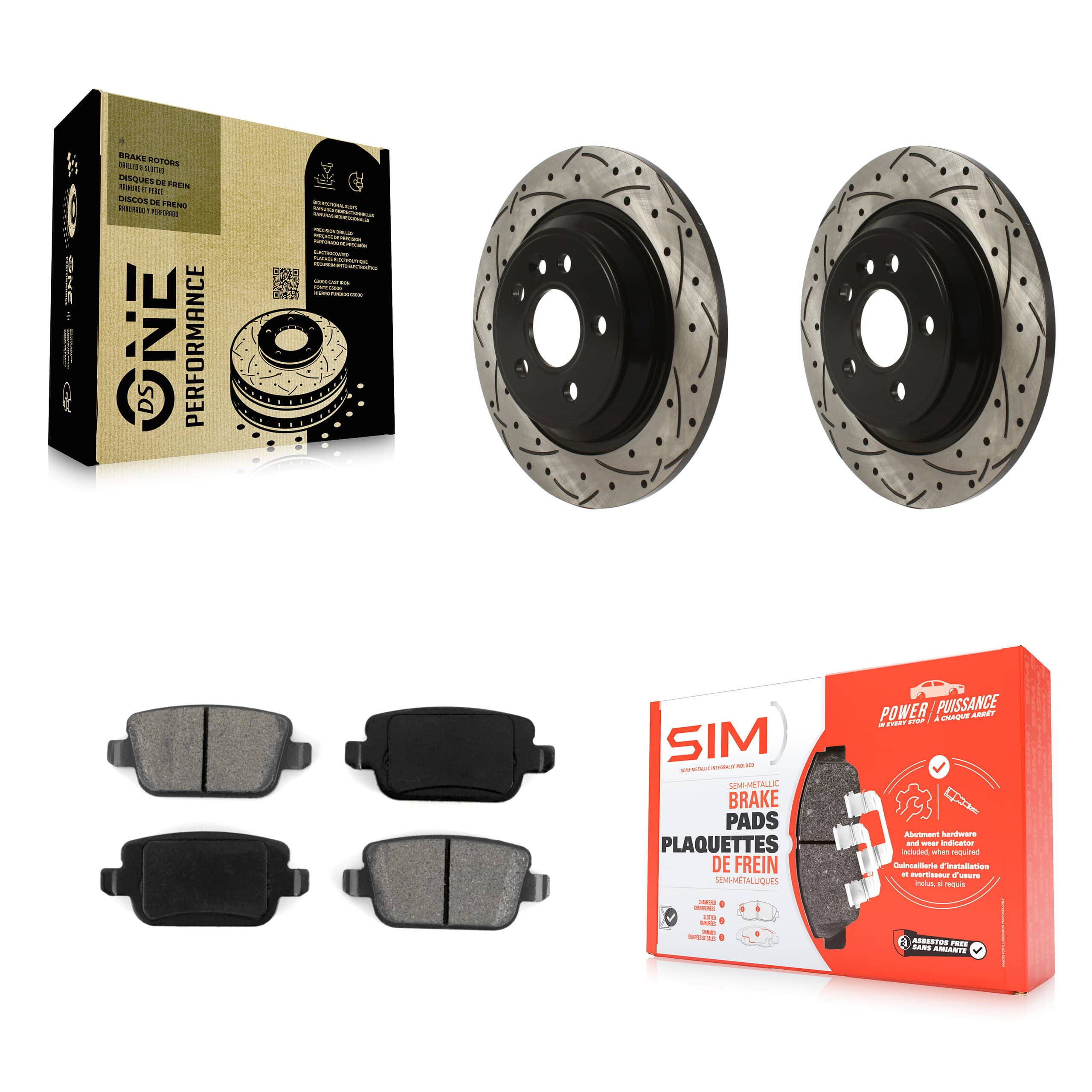 Transit Auto - KDS-100808 - Rear Disc Brake Kits