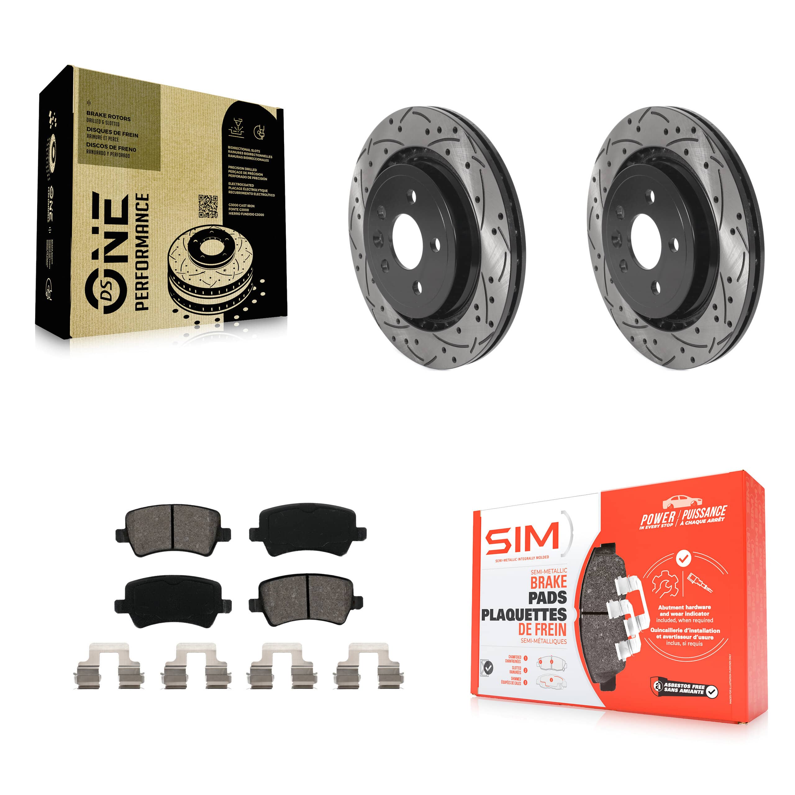 Transit Auto - KDS-100809 - Rear Disc Brake Kits