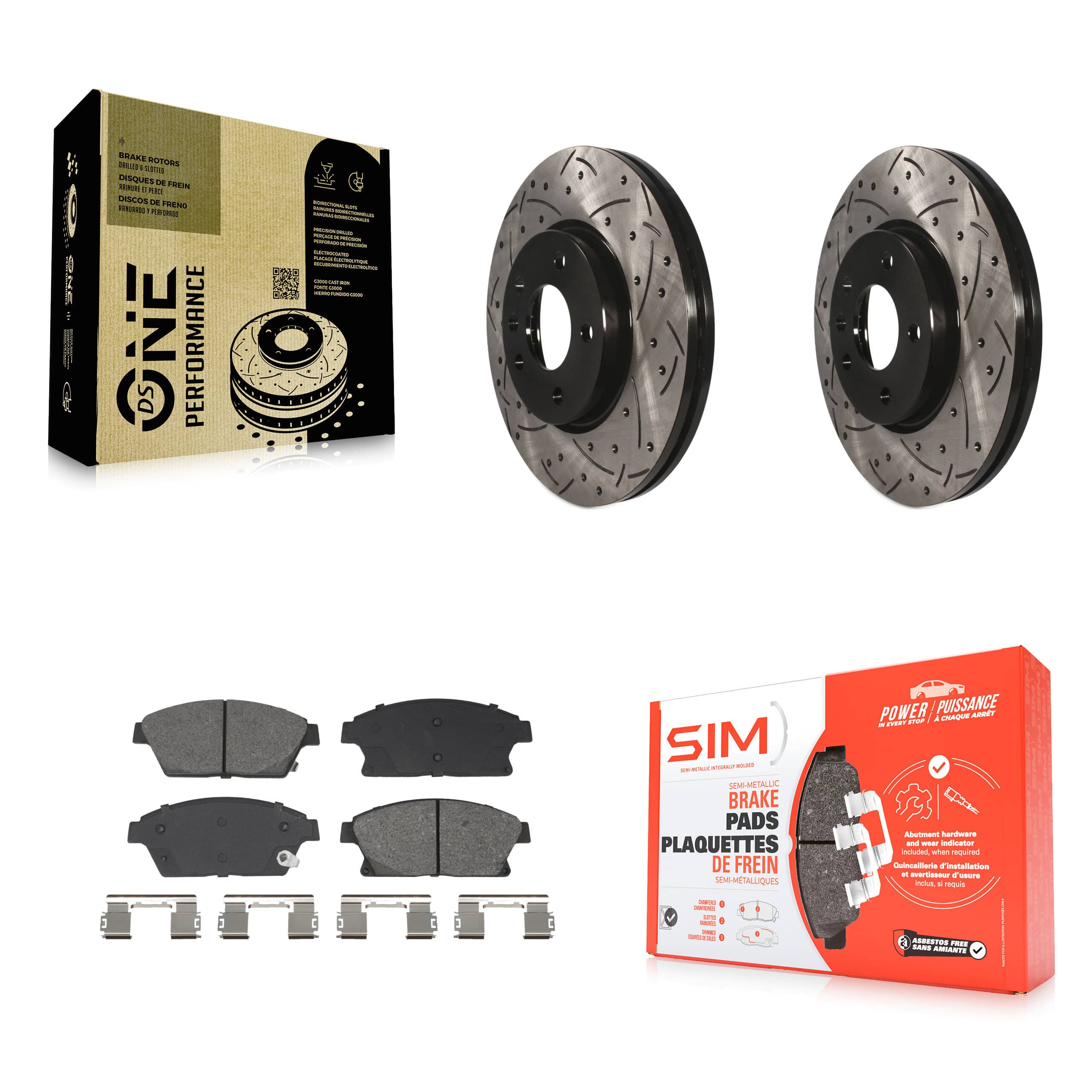 Transit Auto - KDS-101024 - Front Disc Brake Kits