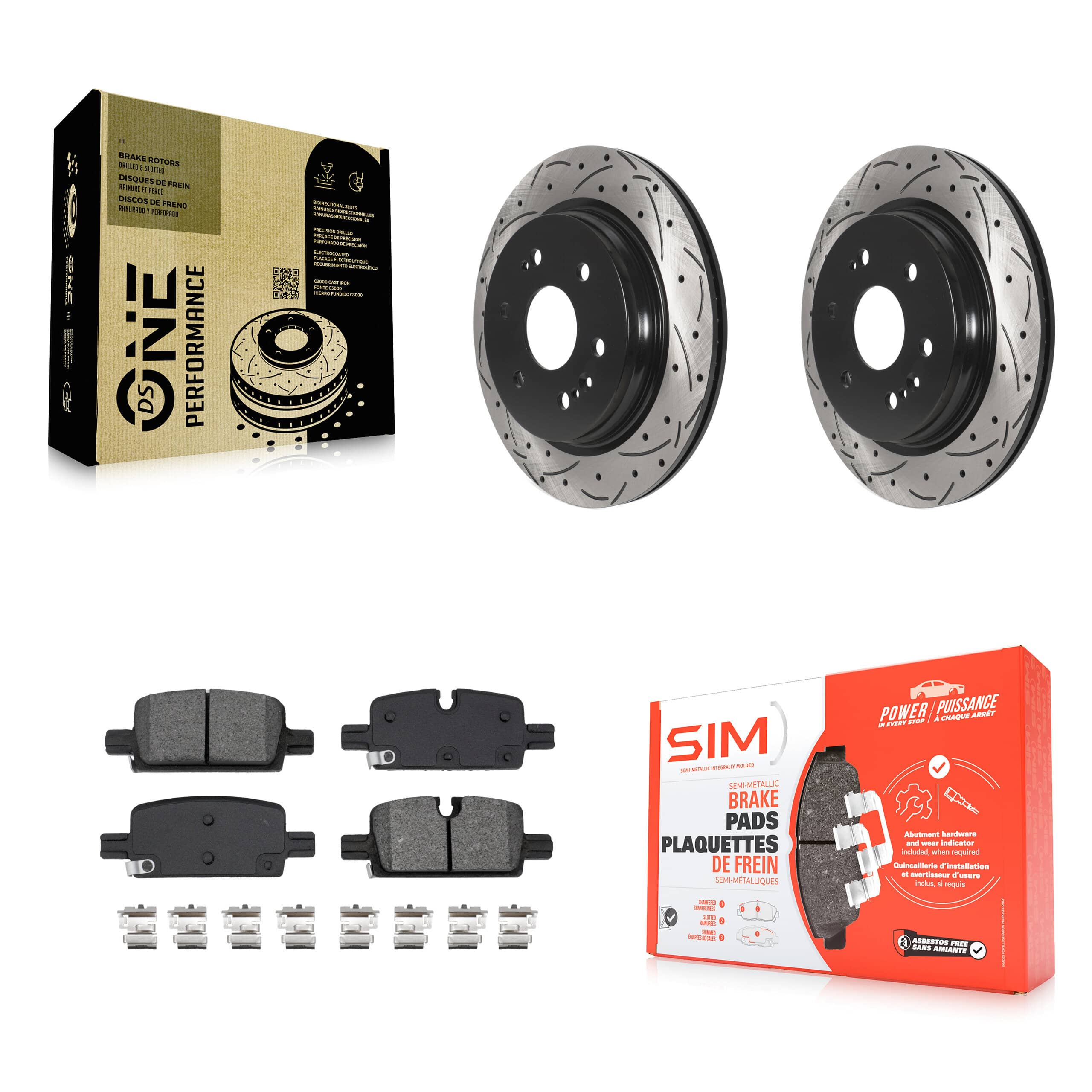 Transit Auto - KDS-101076 - Rear Disc Brake Kits