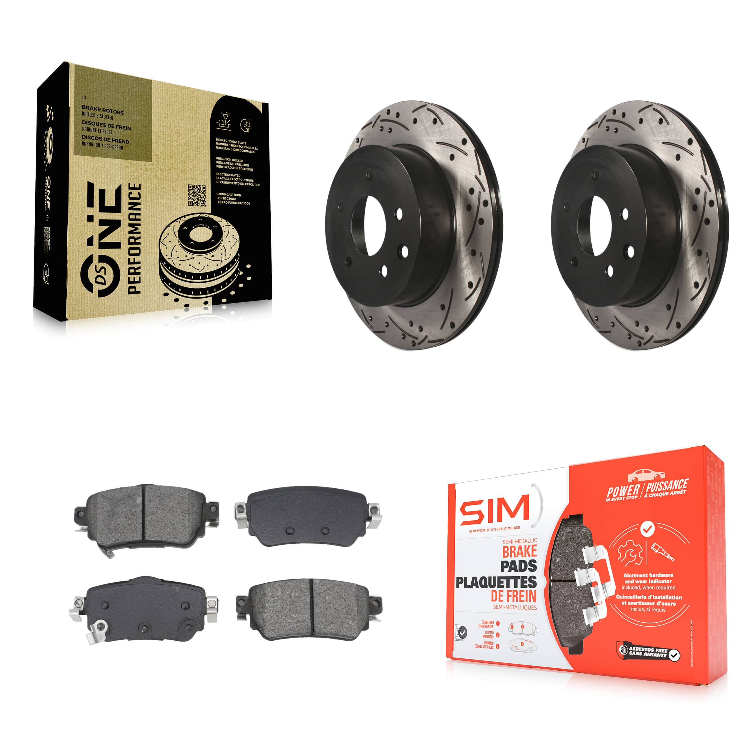 Transit Auto - KDS-101082 - Rear Disc Brake Kits